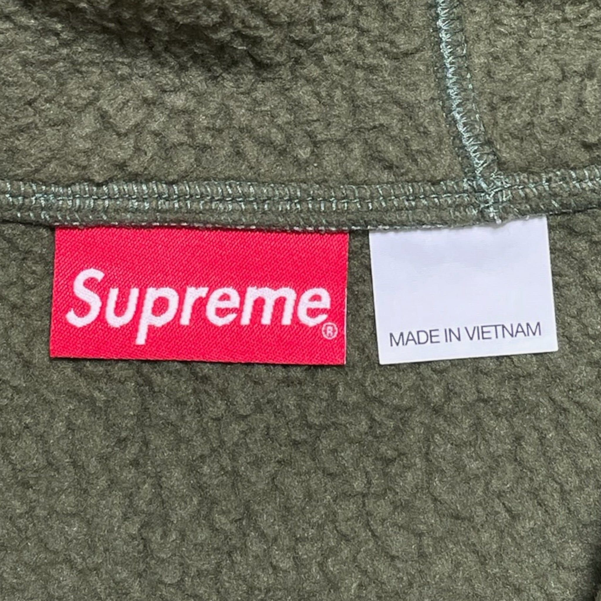 Supreme WINDSTOPPER Zip Up Hooded Sweatshirt (FW21) Olive Grid Camo Size US L / EU 52-54 / 3 - 4 Thumbnail