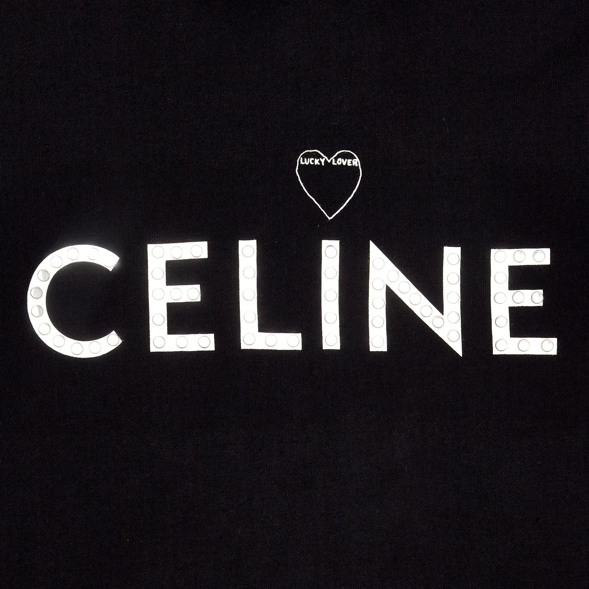Celine Hooded Sweatshirt Cotton Fleece With Artist Print Black Size US M / EU 48-50 / 2 - 3 Thumbnail