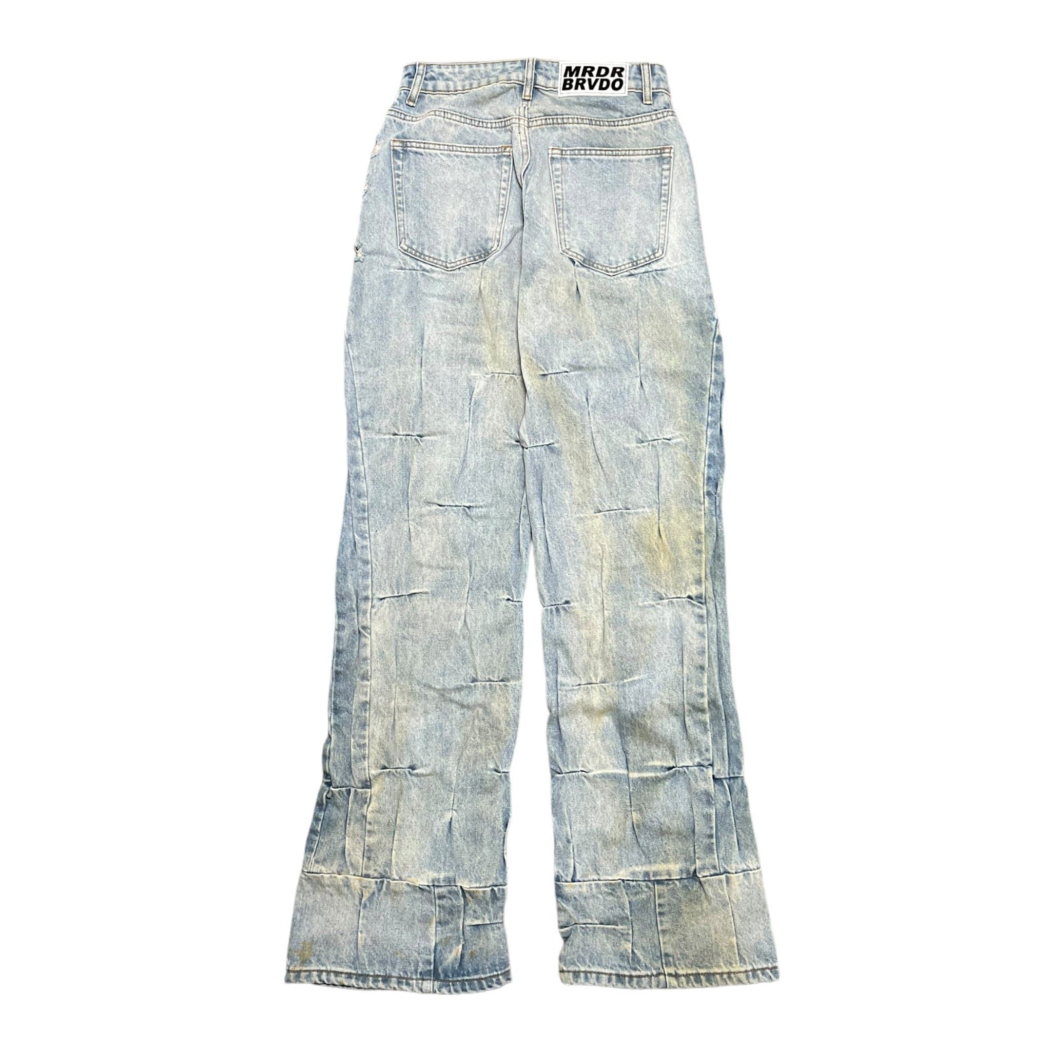 Who Decides War Gathered Jeans Indigo Size US 26 / EU 42 - 2 Thumbnail
