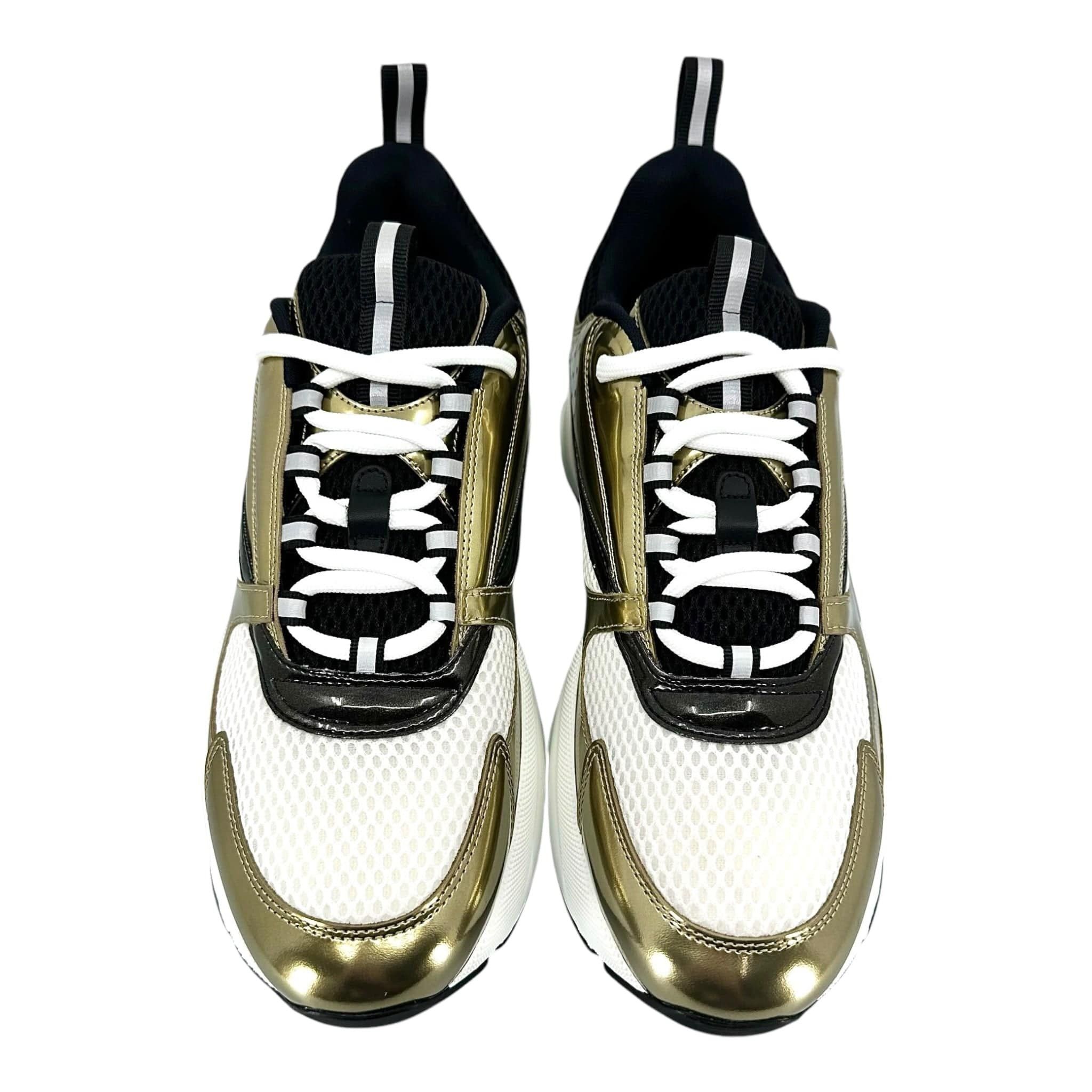 Dior Dior B22 Trainer Gold White Black Size US 10 / EU 43 - 5 Thumbnail