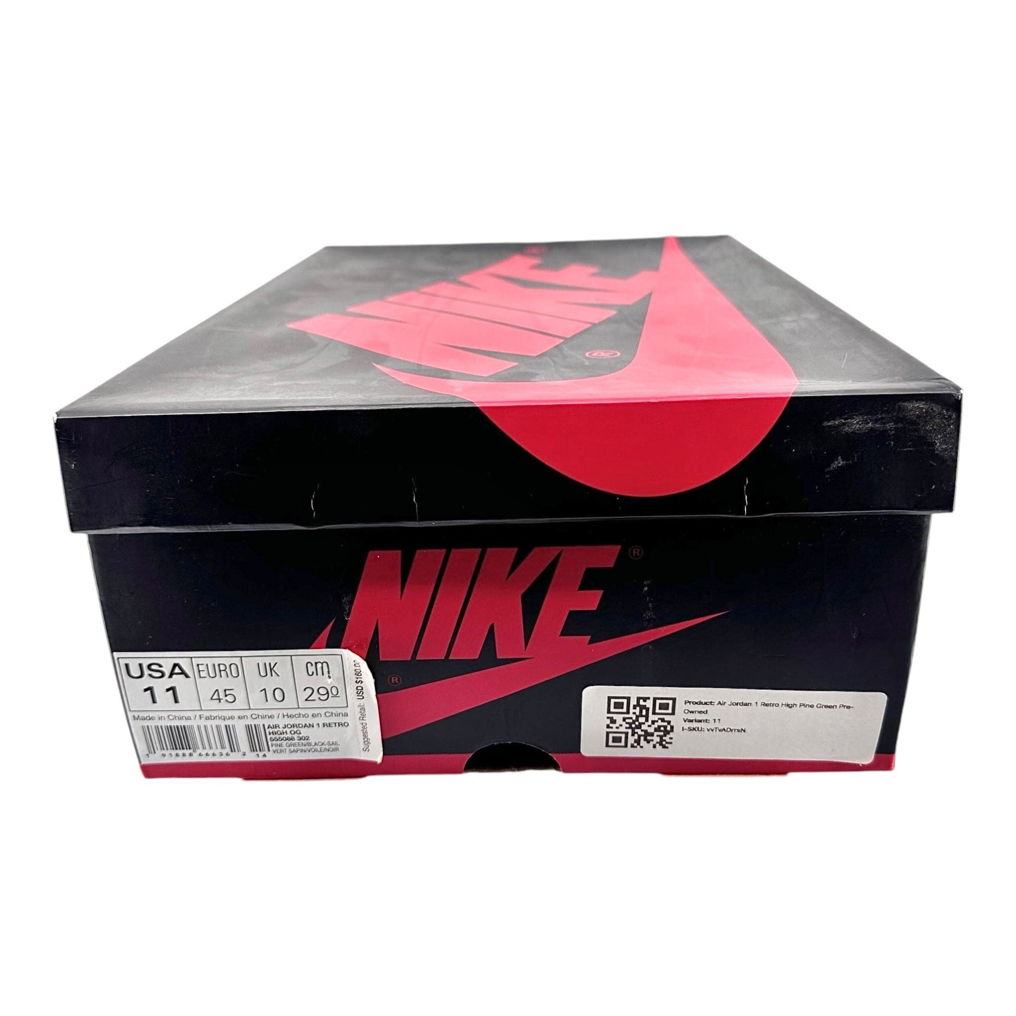 Nike 1 Retro High Pine Green Size US 11 / EU 44 - 8 Thumbnail