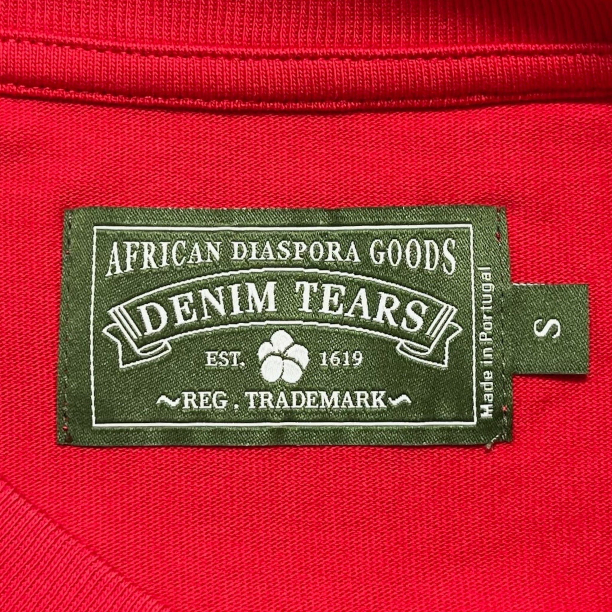 DENIM TEARS LeRage Short Sleeve Tee Shirt Red Size US XL / EU 56 / 4 - 4 Thumbnail