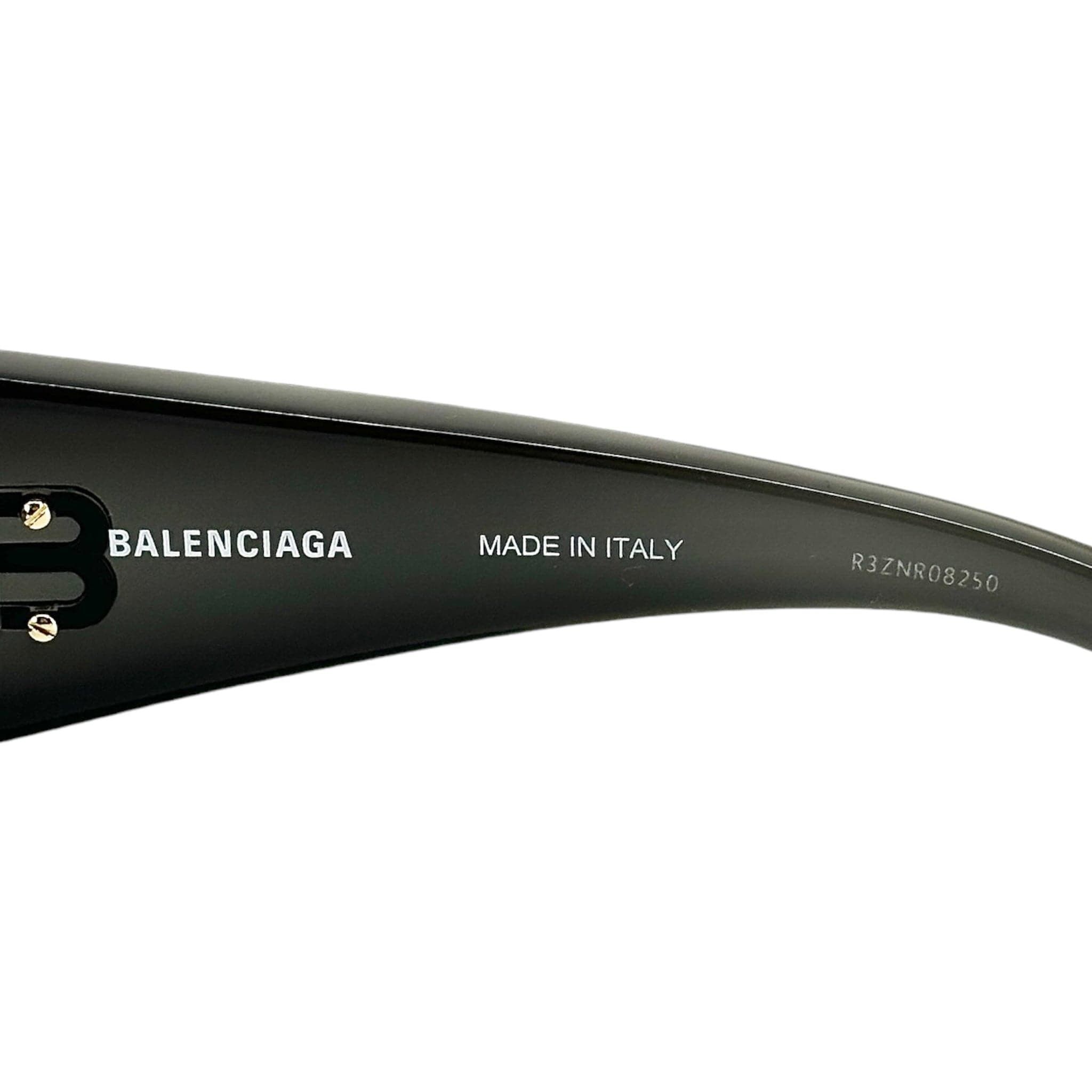 Balenciaga Hourglass Mask Glasses Black Size ONE SIZE - 10 Thumbnail