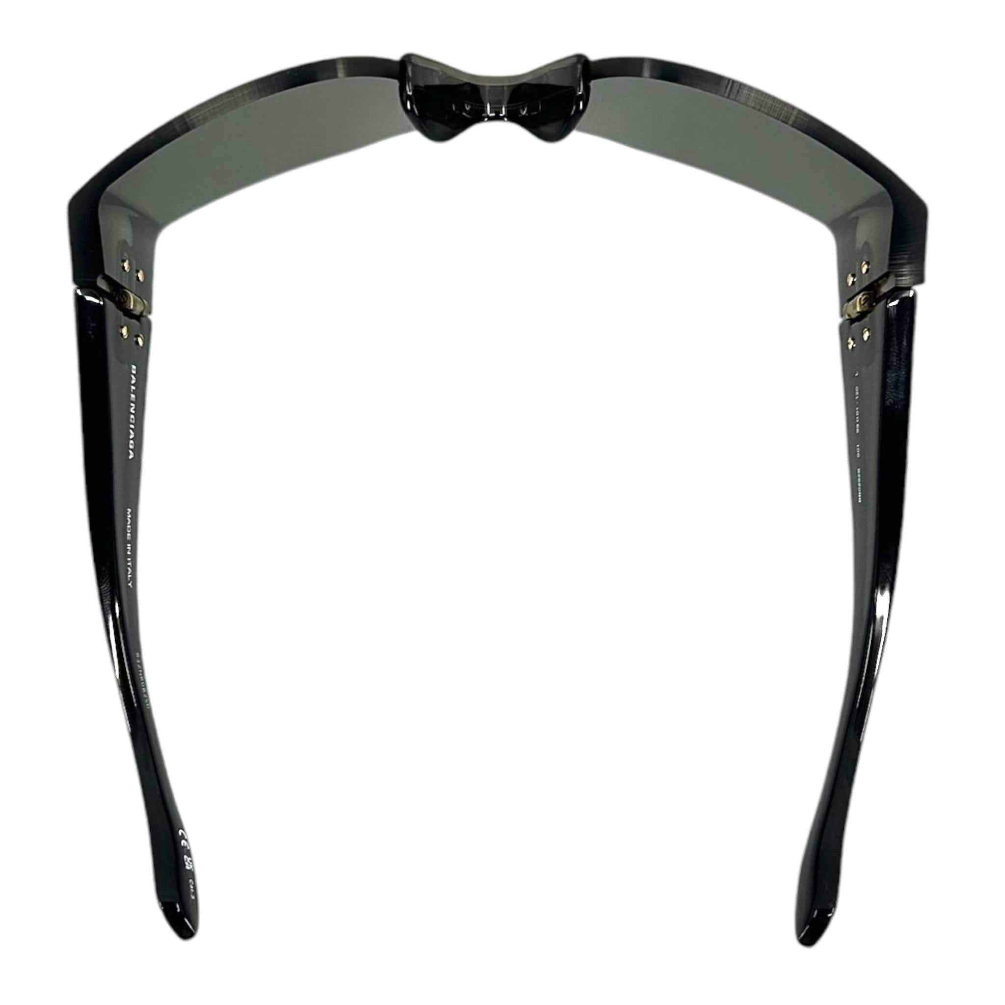Balenciaga Hourglass Mask Glasses Black Size ONE SIZE - 7 Thumbnail