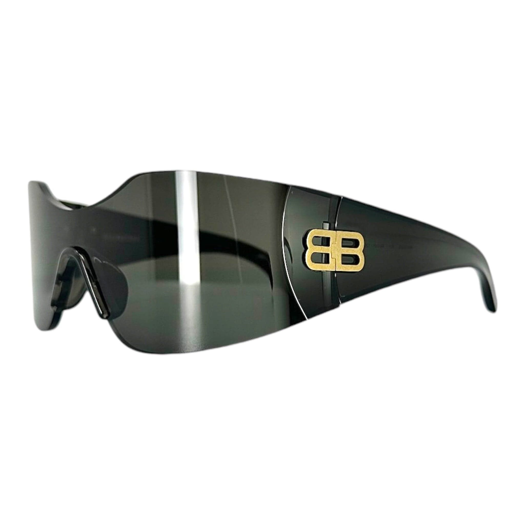 Balenciaga Hourglass Mask Glasses Black Size ONE SIZE - 5 Thumbnail