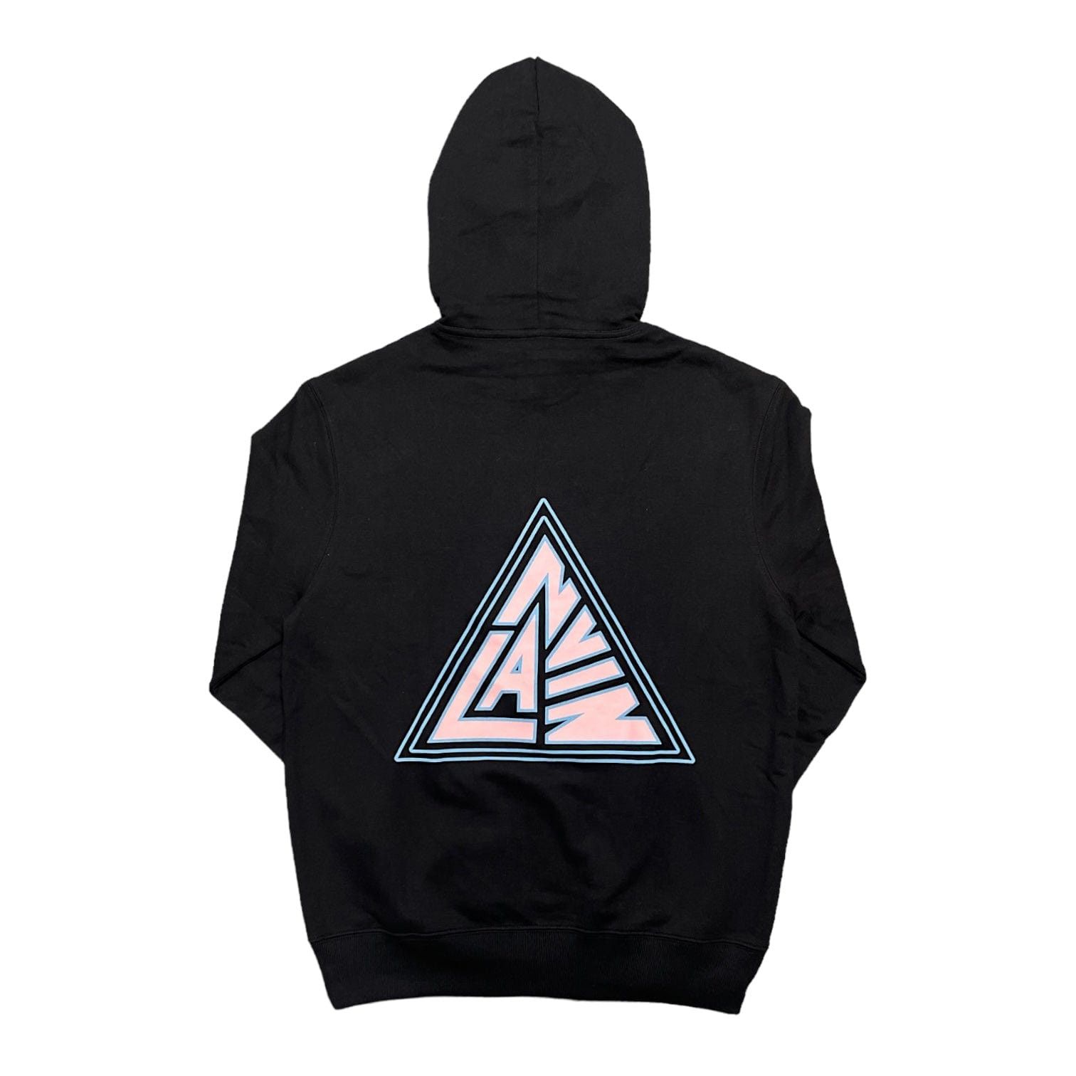 Lanvin Logo Printed Drawstring Hooded Sweatshirt Black Size US M / EU 48-50 / 2 - 2 Thumbnail