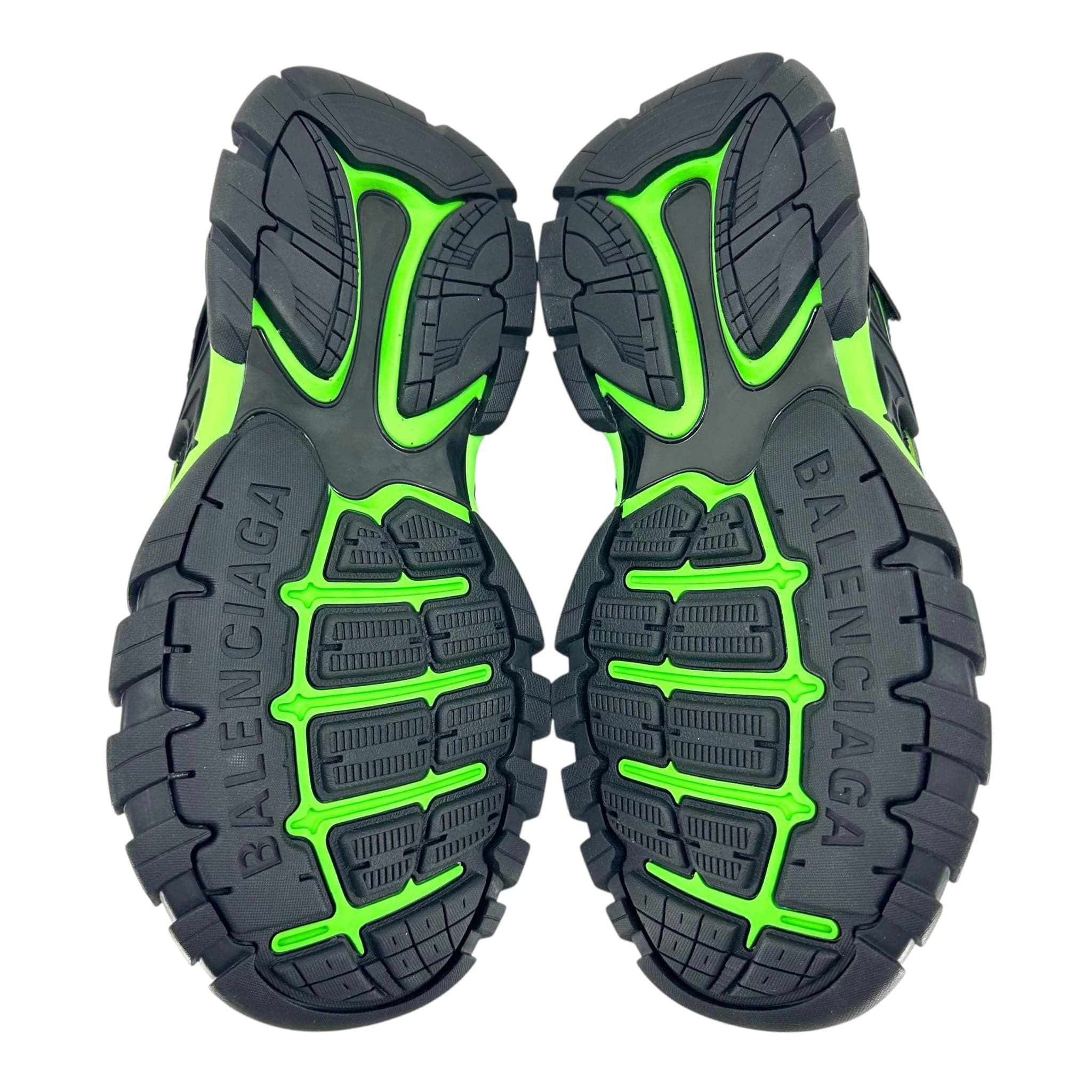Balenciaga Track Sandal Black/Fluo Green Size US 7 / EU 40 - 7 Thumbnail