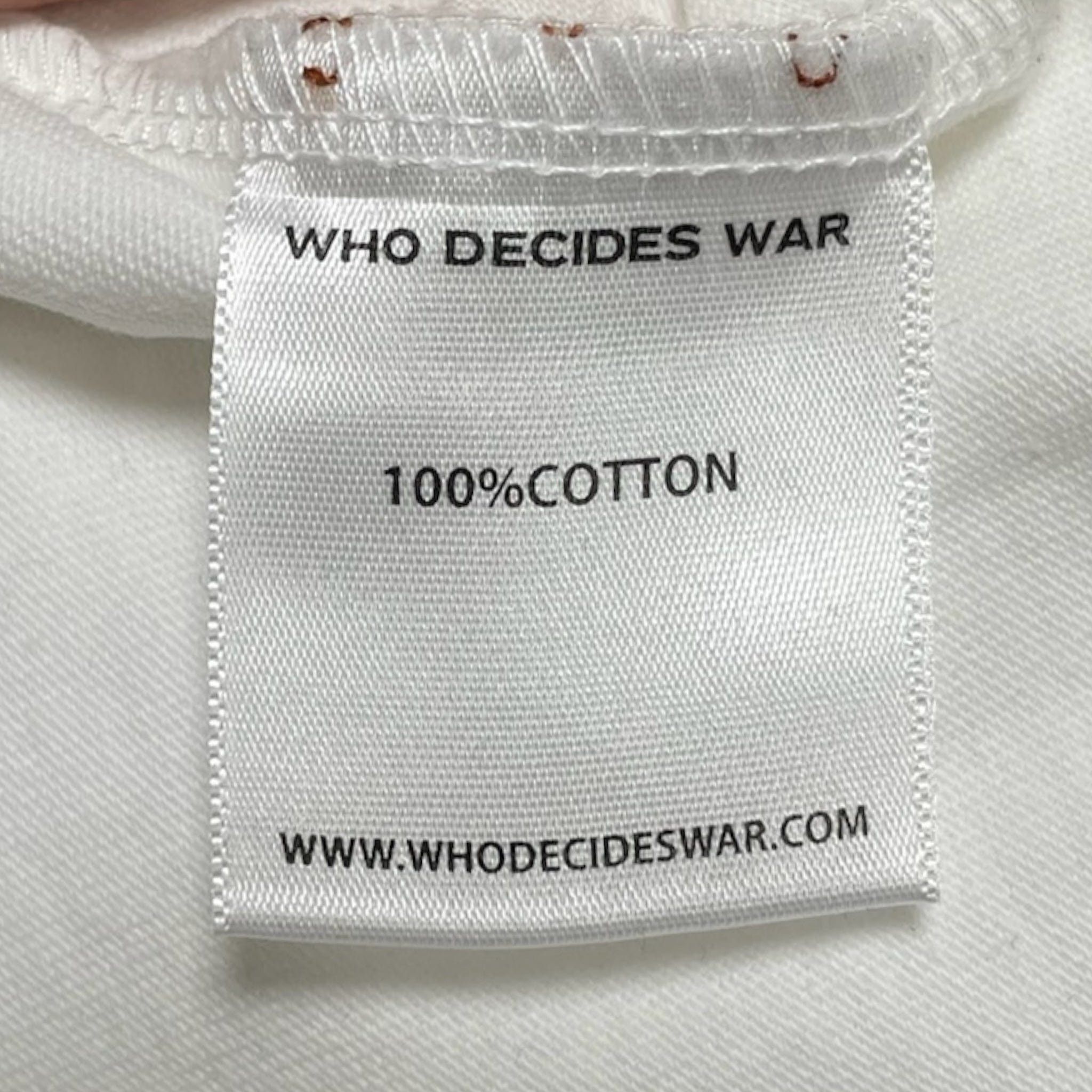 Who Decides War Diplomats Decide Long Sleeve Tee Shirt White Size US S / EU 44-46 / 1 - 5 Thumbnail