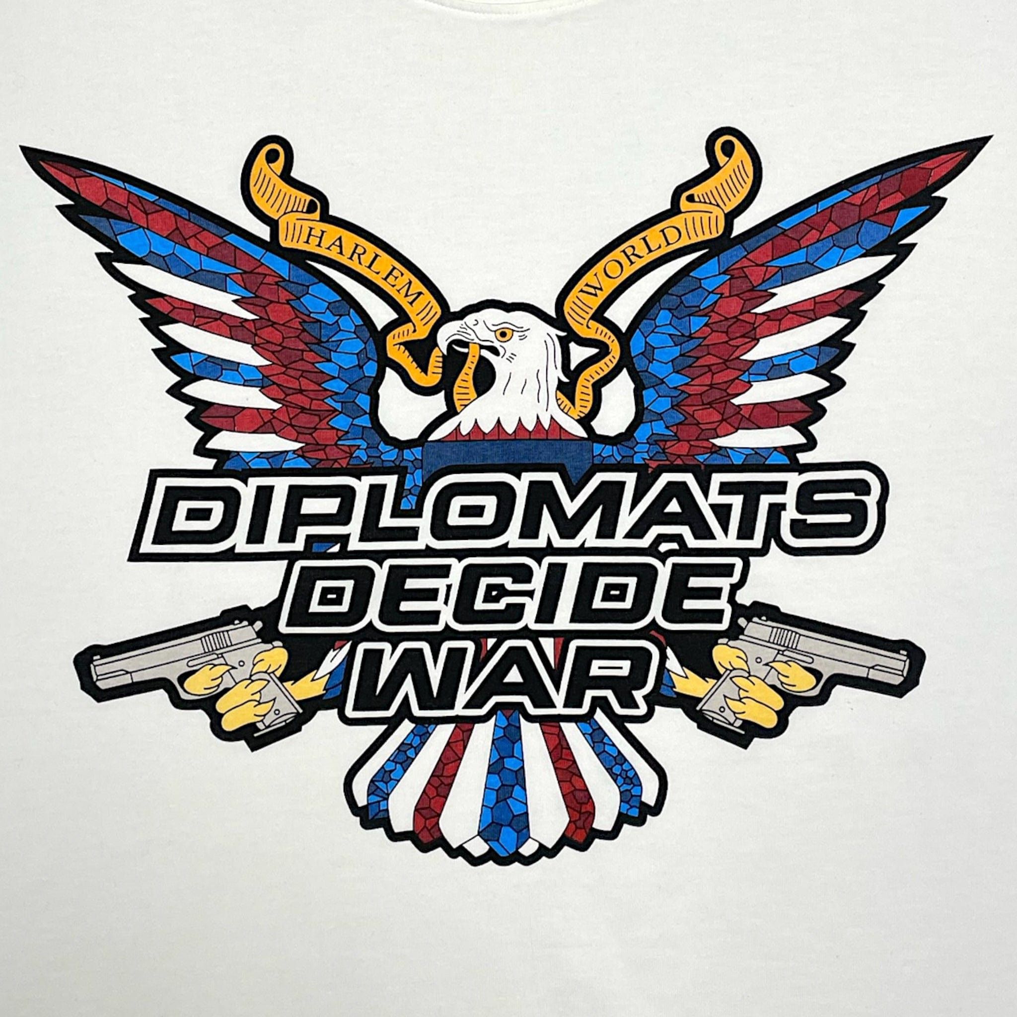 Who Decides War Diplomats Decide Long Sleeve Tee Shirt White Size US S / EU 44-46 / 1 - 3 Thumbnail