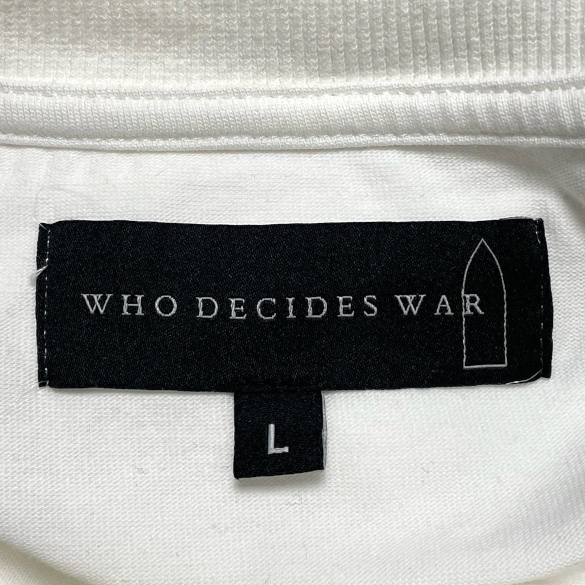Who Decides War Diplomats Decide Long Sleeve Tee Shirt White Size US S / EU 44-46 / 1 - 4 Thumbnail