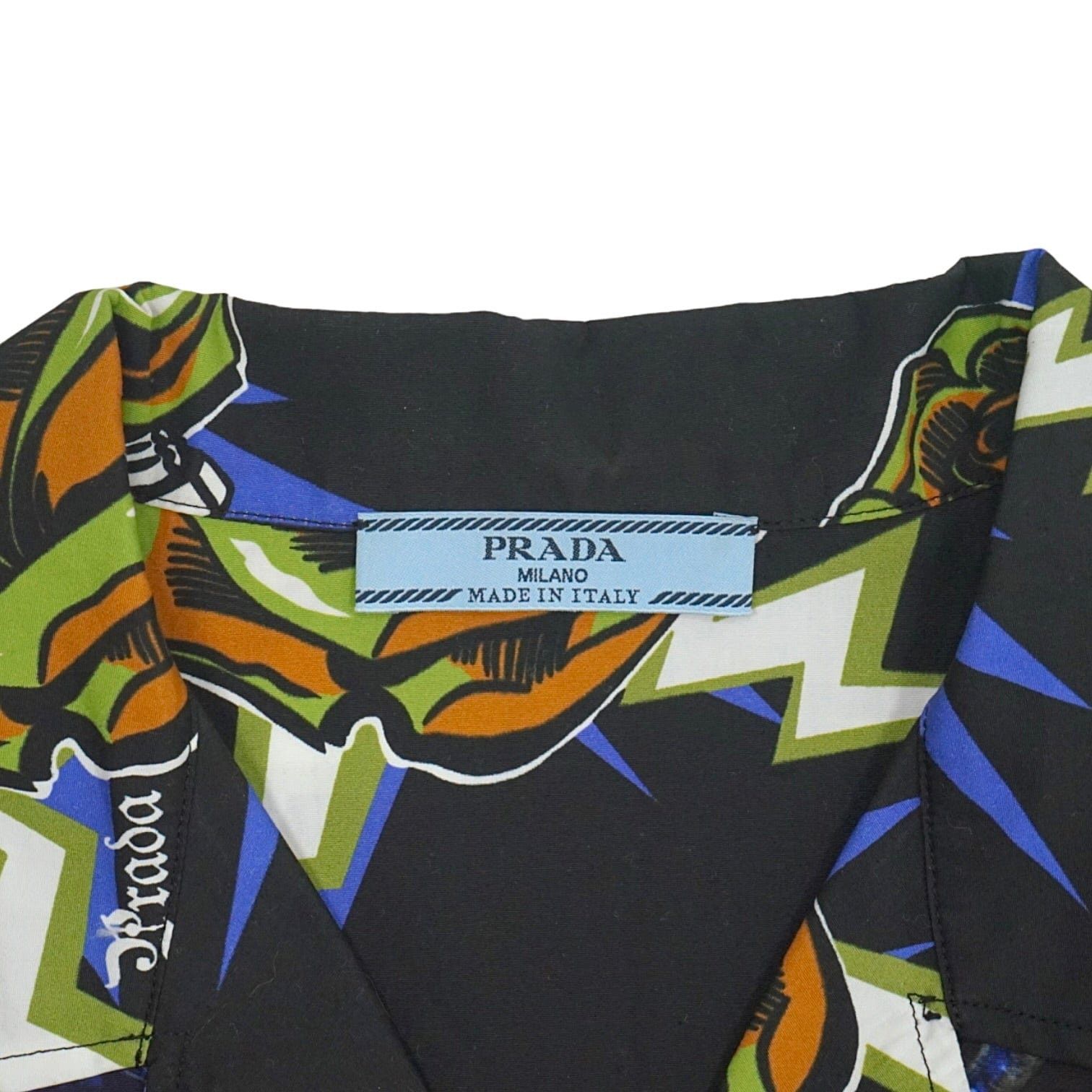 Prada Electric Heart Frankenstein Button Up Black Size US M / EU 48-50 / 2 - 5 Thumbnail