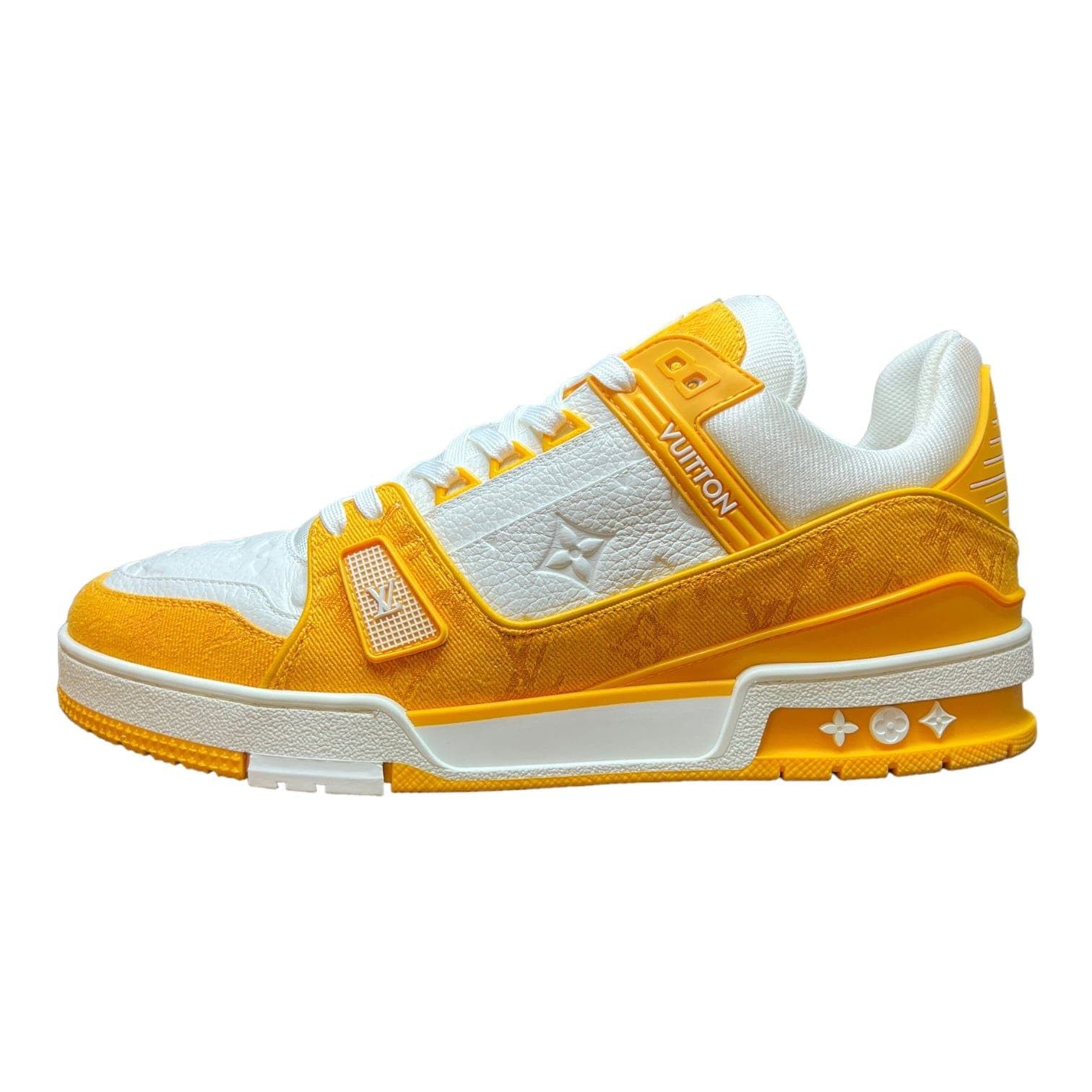 Louis Vuitton LV Trainer Monogram Denim Yellow Size US 9 / EU 42 - 2 Thumbnail