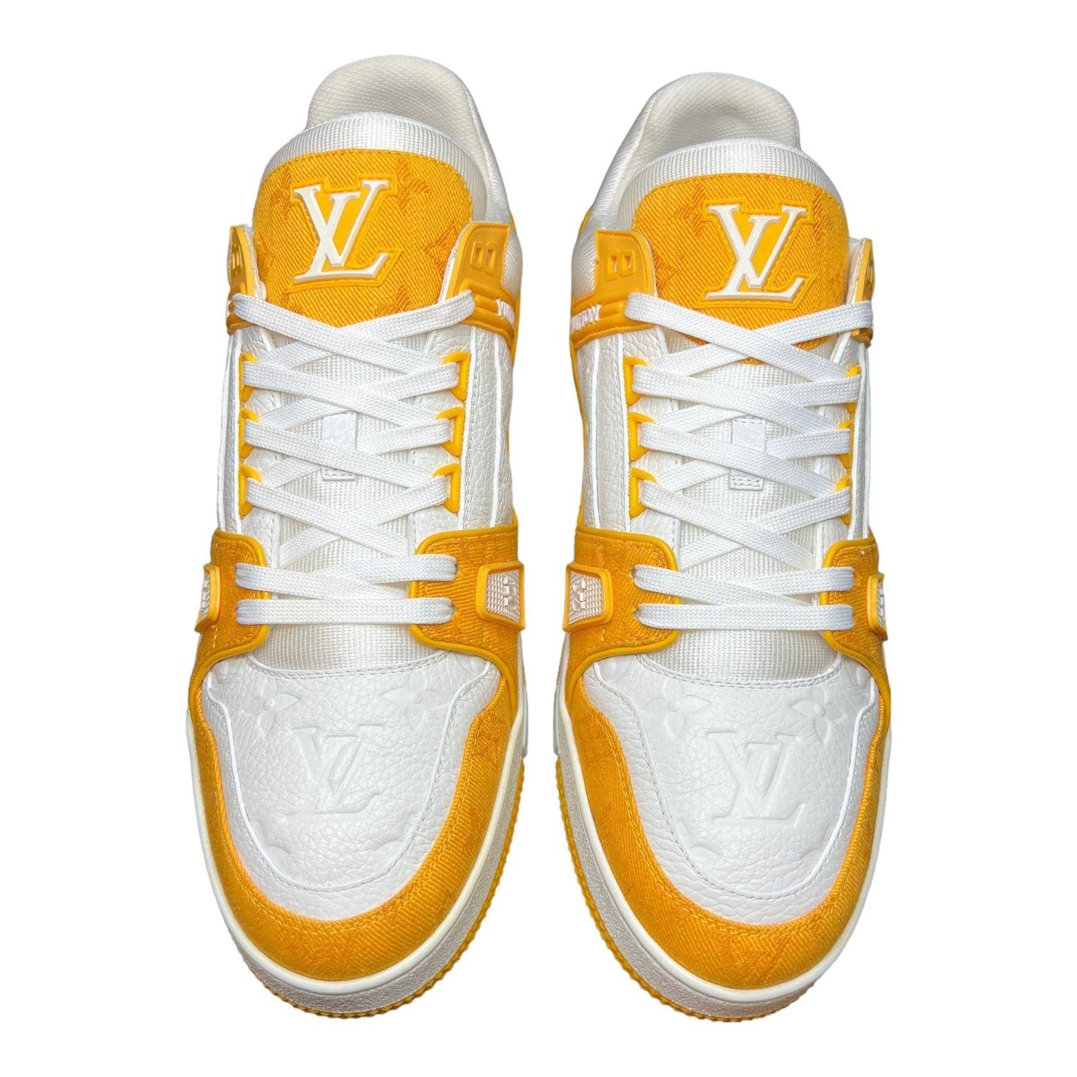 Louis Vuitton LV Trainer Monogram Denim Yellow Size US 9 / EU 42 - 7 Thumbnail