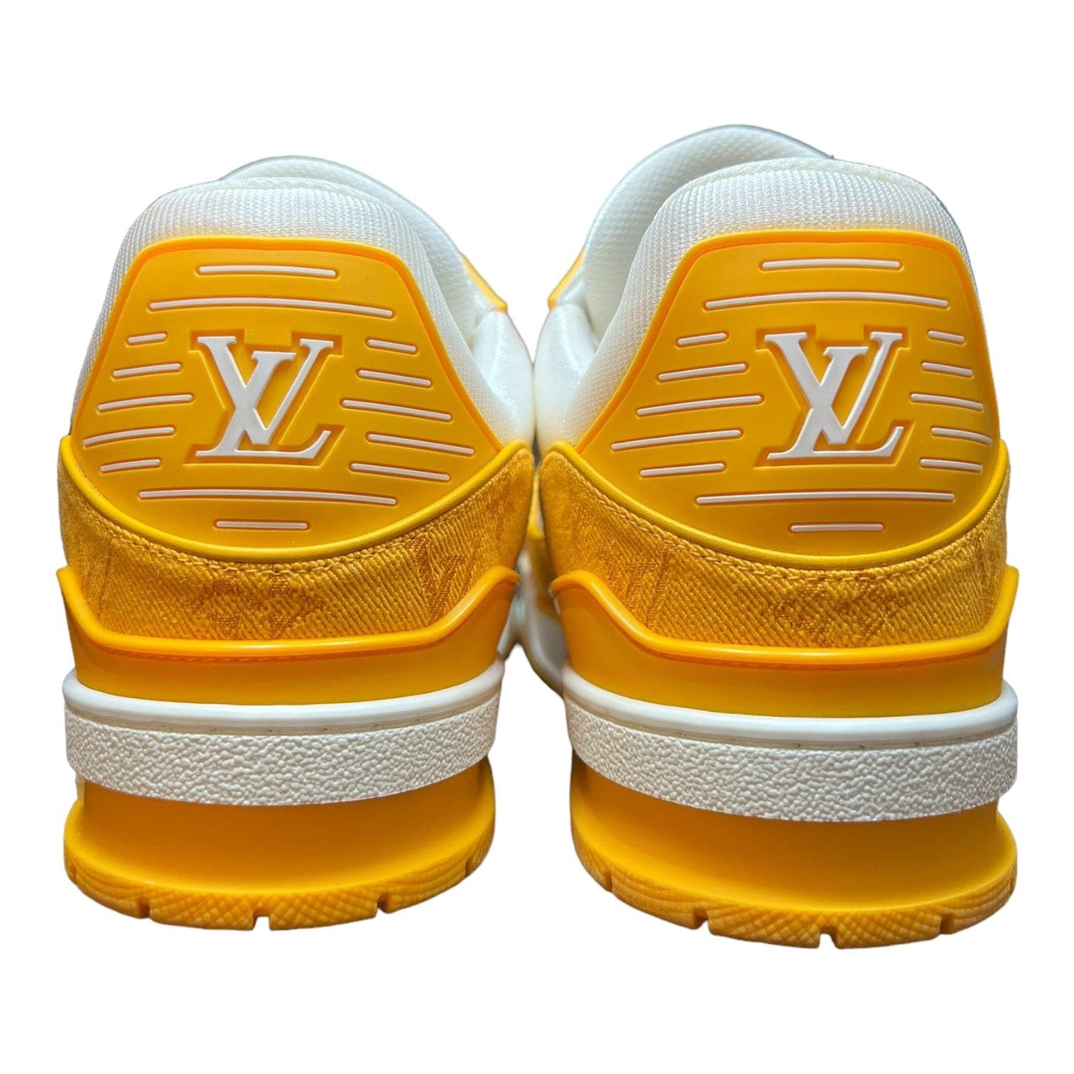 Louis Vuitton LV Trainer Monogram Denim Yellow Size US 9 / EU 42 - 6 Thumbnail