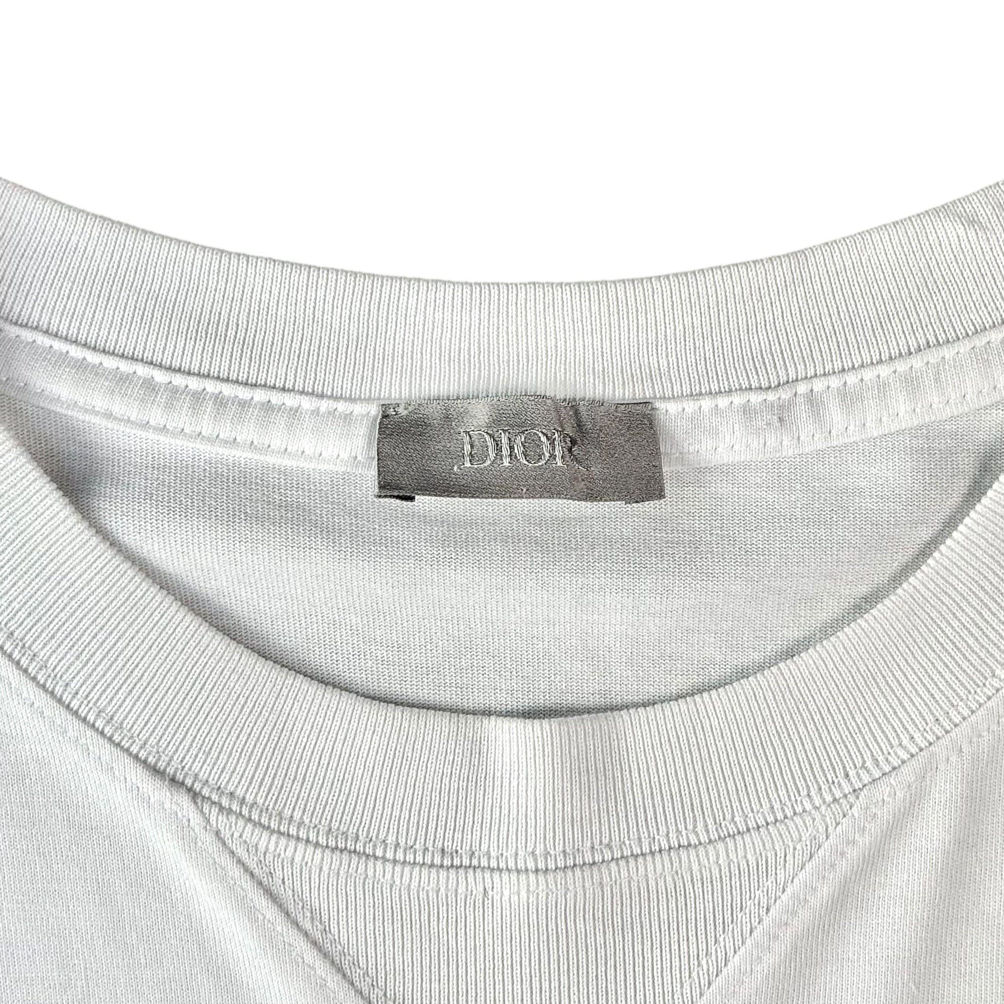 Dior Dior CD Heart Logo Shot Sleeve Tee Shirt White Size US XL / EU 56 / 4 - 4 Thumbnail