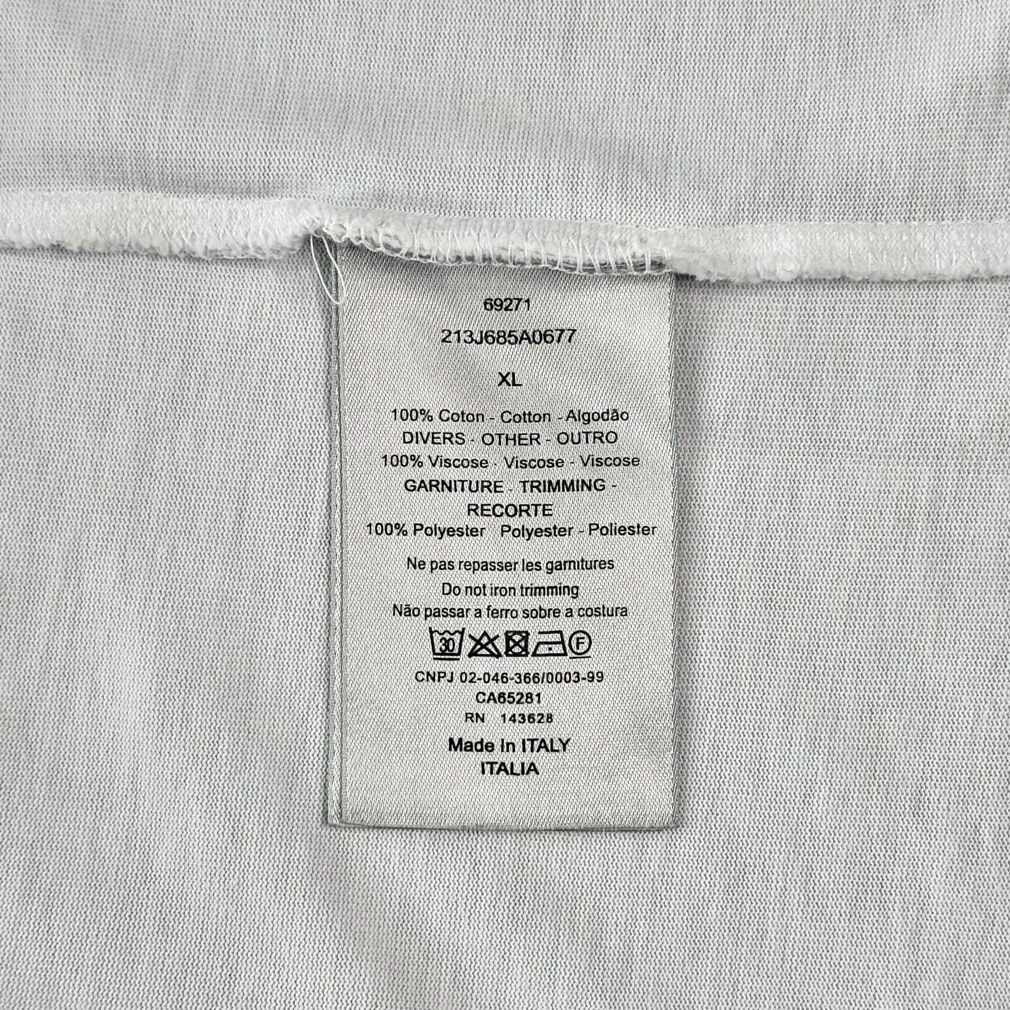 Dior Dior CD Heart Logo Shot Sleeve Tee Shirt White Size US XL / EU 56 / 4 - 5 Thumbnail
