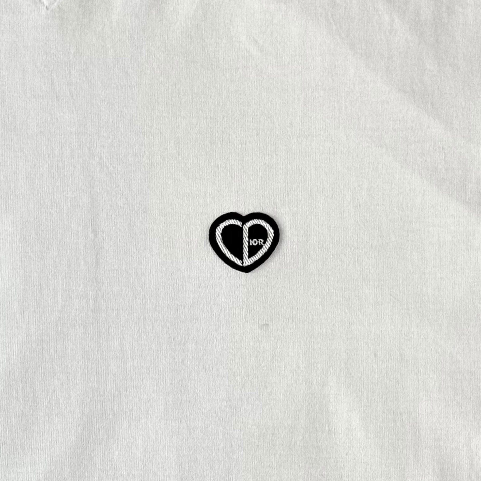 Dior Dior CD Heart Logo Shot Sleeve Tee Shirt White Size US XL / EU 56 / 4 - 3 Thumbnail