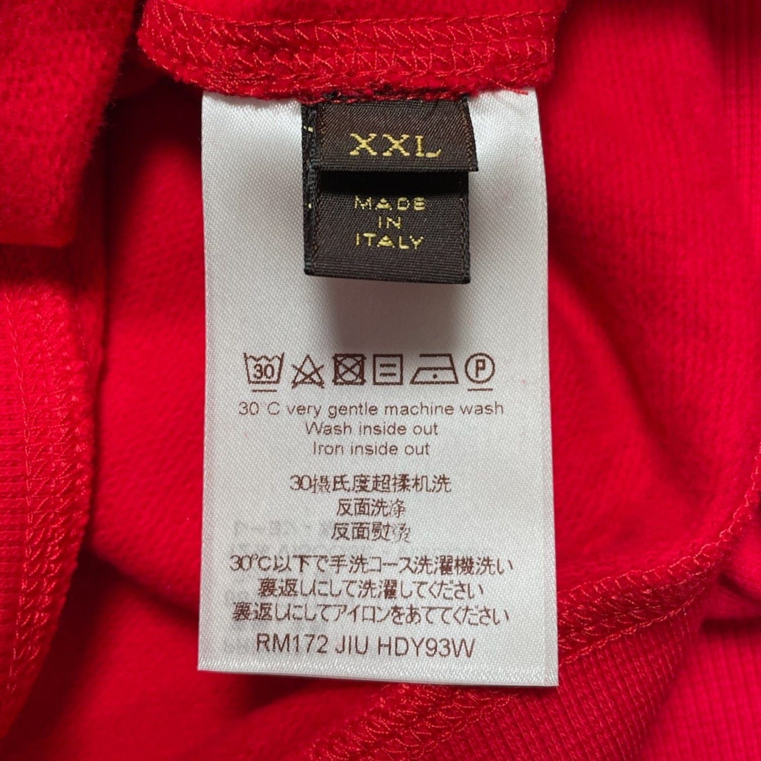 Supreme Louis Vuitton x Arc Logo Crewneck Sweatshirt Red Size US XXL / EU 58 / 5 - 5 Thumbnail