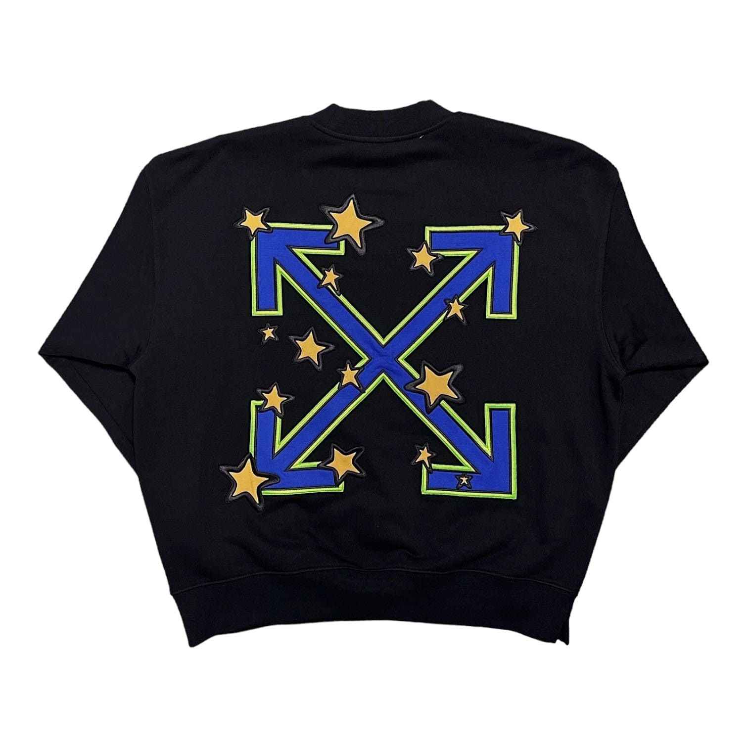 Off-White Arrow Stars Skate Crewneck Sweatshirt Black Size US M / EU 48-50 / 2 - 2 Thumbnail