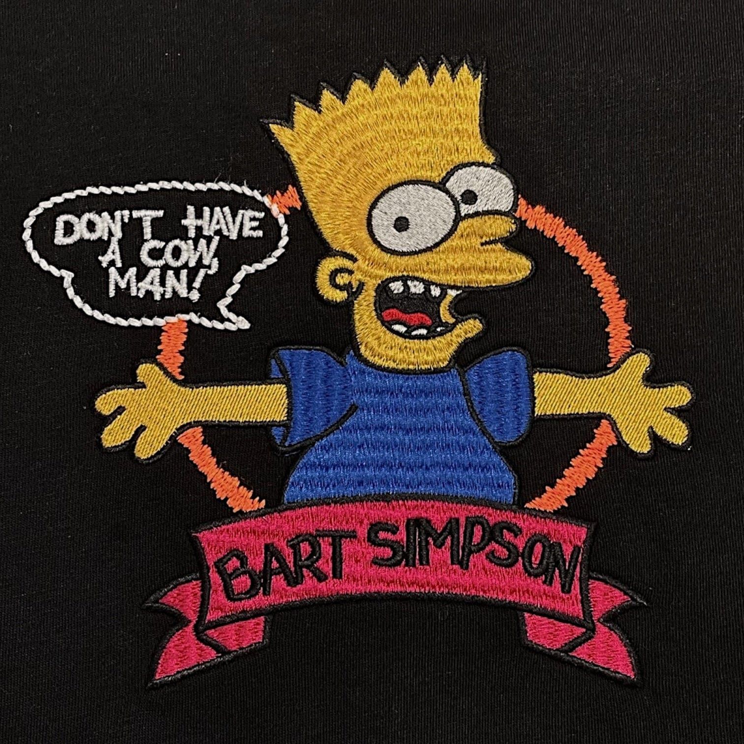 Off-White Cow Man Simpson Crewneck Sweatshirt Black Size US S / EU 44-46 / 1 - 3 Thumbnail