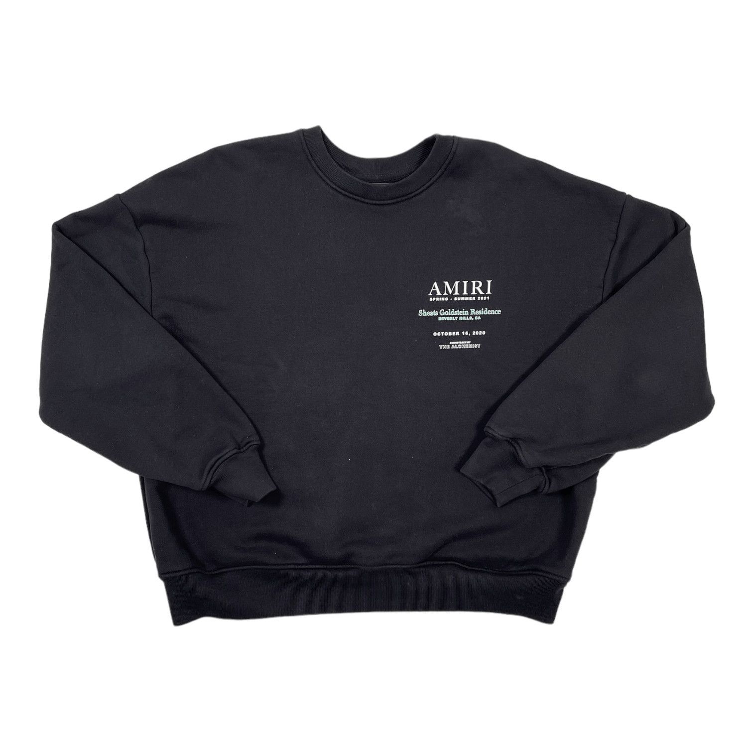 Amiri Amiri Goldstein Residence Beverly Hills Exclusive Crewneck S Size US M / EU 48-50 / 2 - 2 Thumbnail