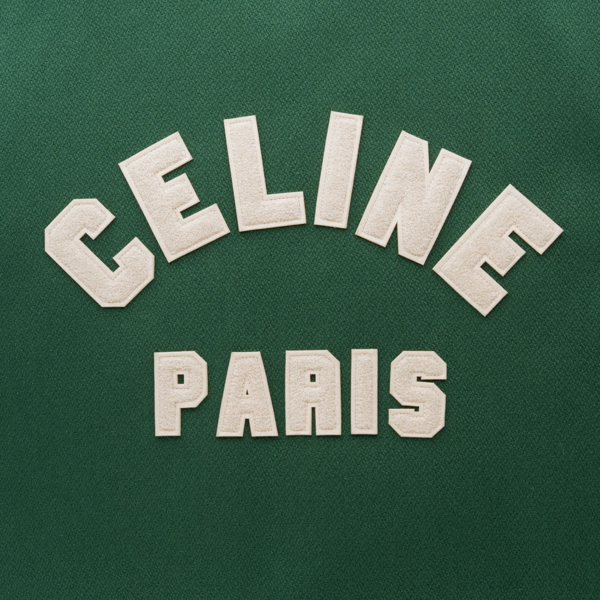 Celine Teddy Jacket Forest Green Size US XL / EU 56 / 4 - 3 Thumbnail