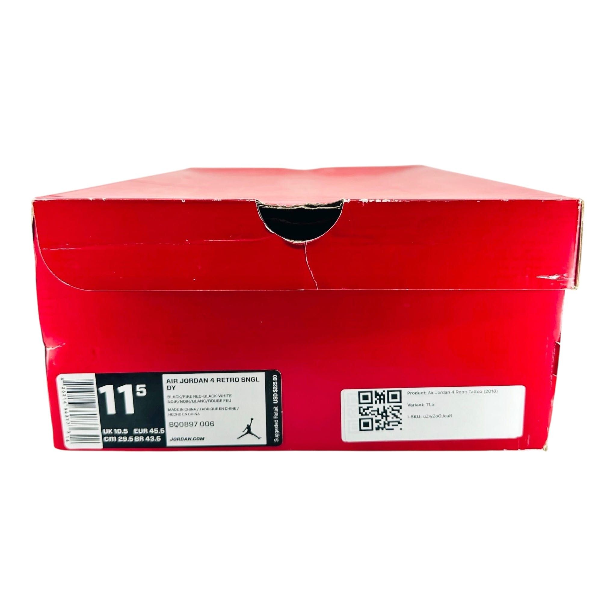 Nike 4 Retro Tattoo (2018) Size US 11 / EU 44 - 8 Thumbnail
