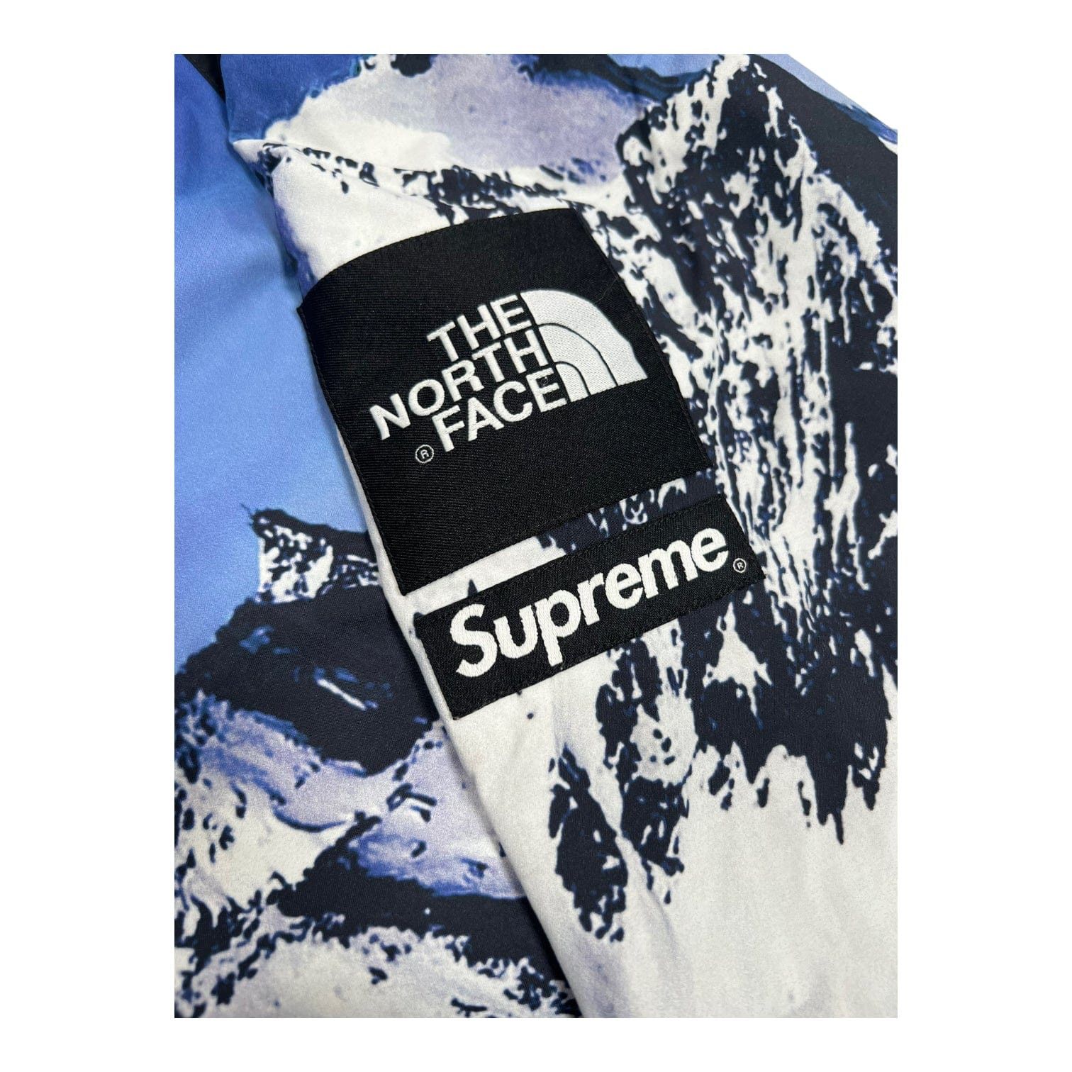 Supreme The North Face Mountain Parka Blue White Size US M / EU 48-50 / 2 - 4 Thumbnail