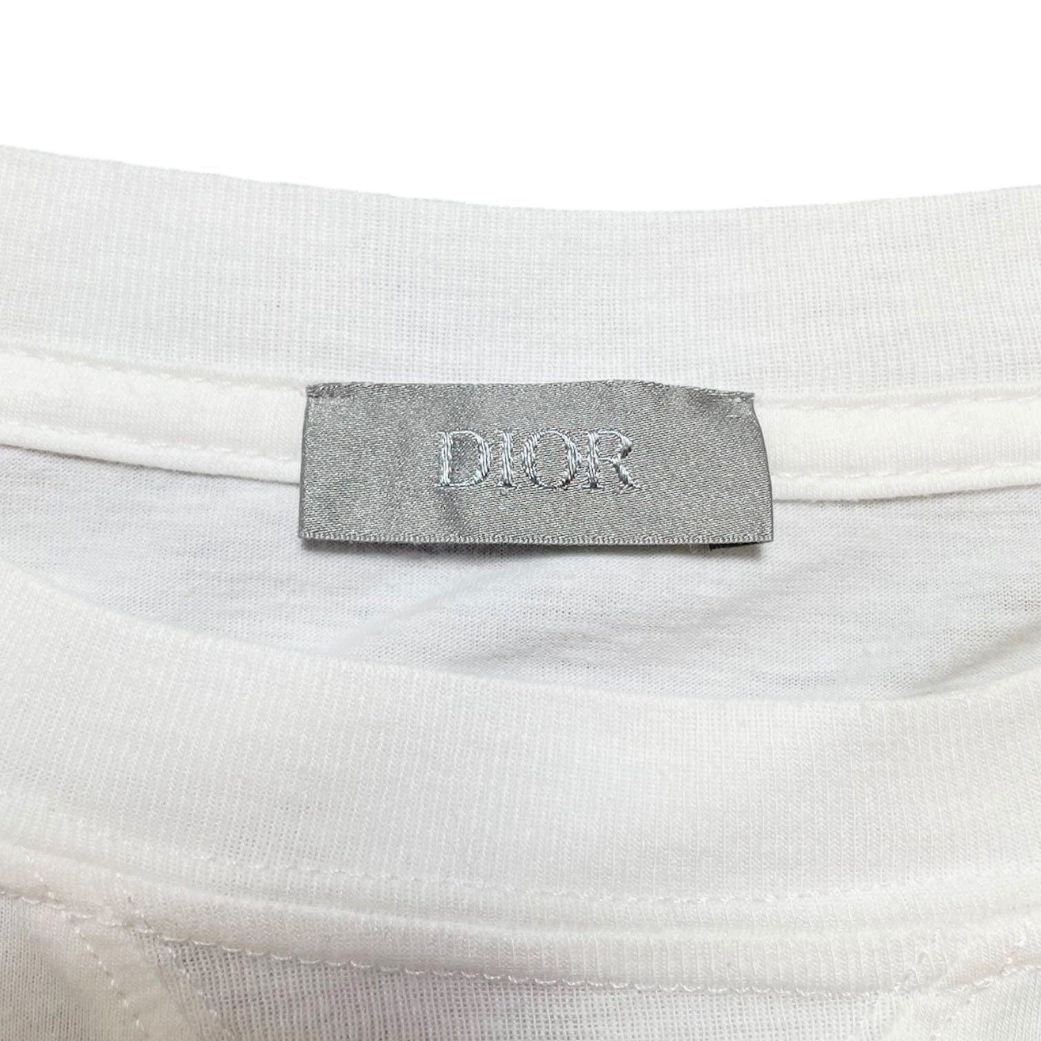 Dior Dior Side Logo Short Sleeve Tee Shirt White Size US M / EU 48-50 / 2 - 4 Thumbnail