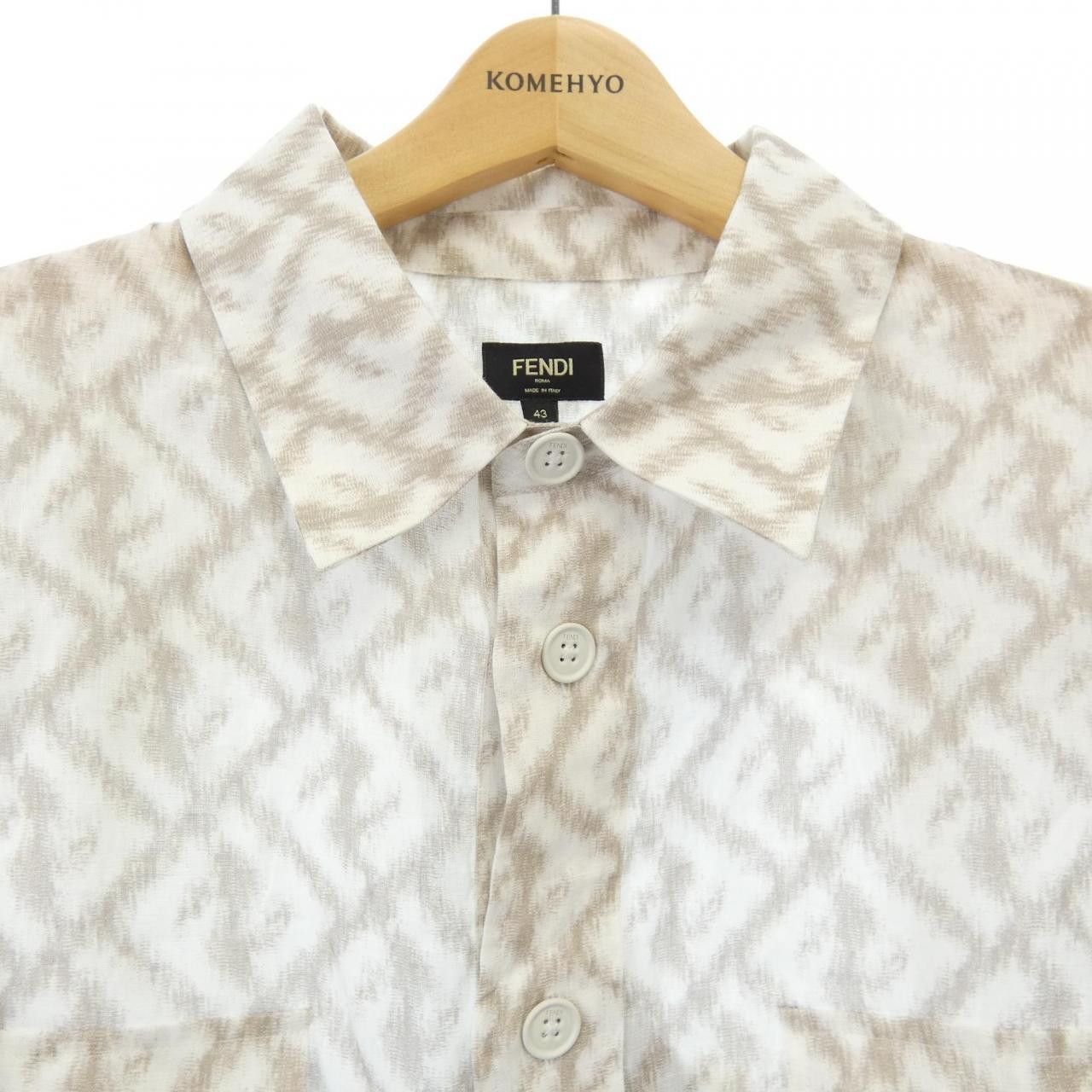 Fendi Fendi Fendi Cotton Shirt Textile Dress Shirt FS1092AN0K DUTY FREE for USA Size ONE SIZE - 5 Thumbnail