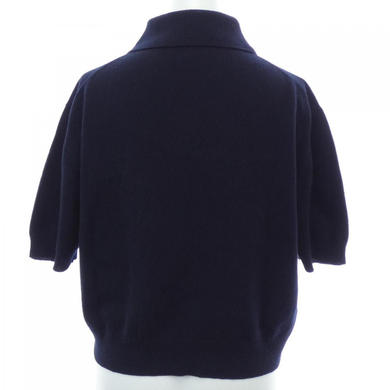 Miu Miu Miu Miu Miu Miu Cashmere Knit Polo Shirt Textile Tops MML896SOOO14M3 DUTY FREE for USA Size ONE SIZE - 2 Thumbnail