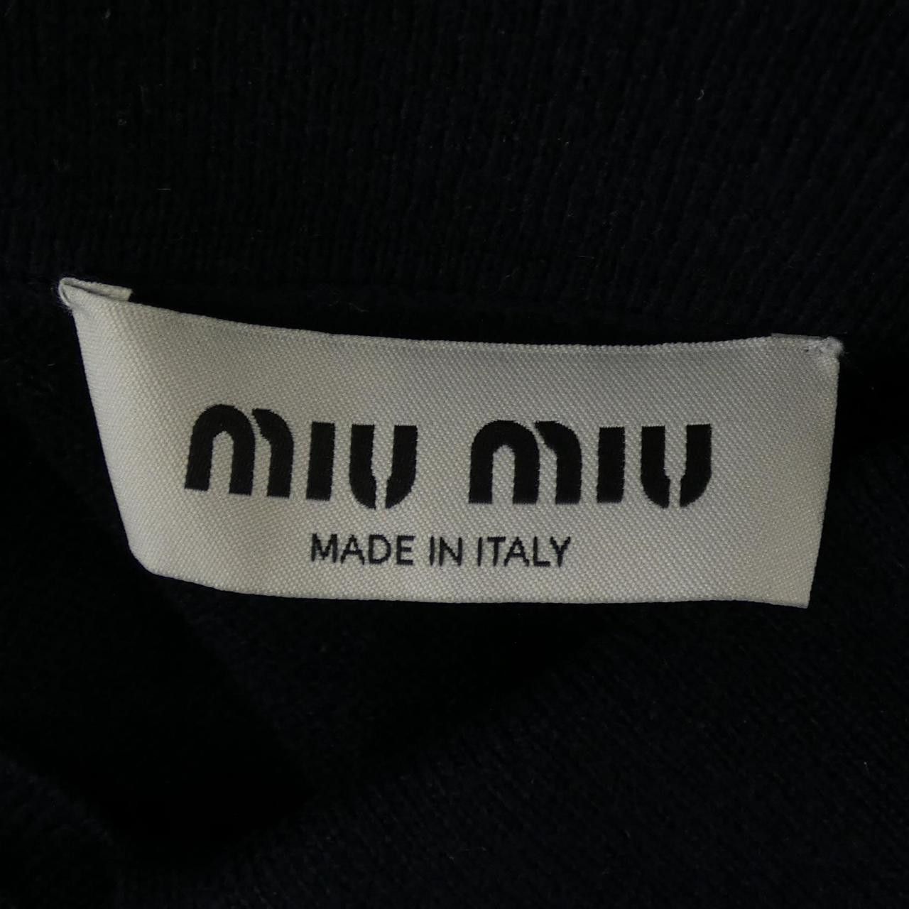 Miu Miu Miu Miu Miu Miu Cashmere Knit Polo Shirt Textile Tops MML896SOOO14M3 DUTY FREE for USA Size ONE SIZE - 4 Thumbnail