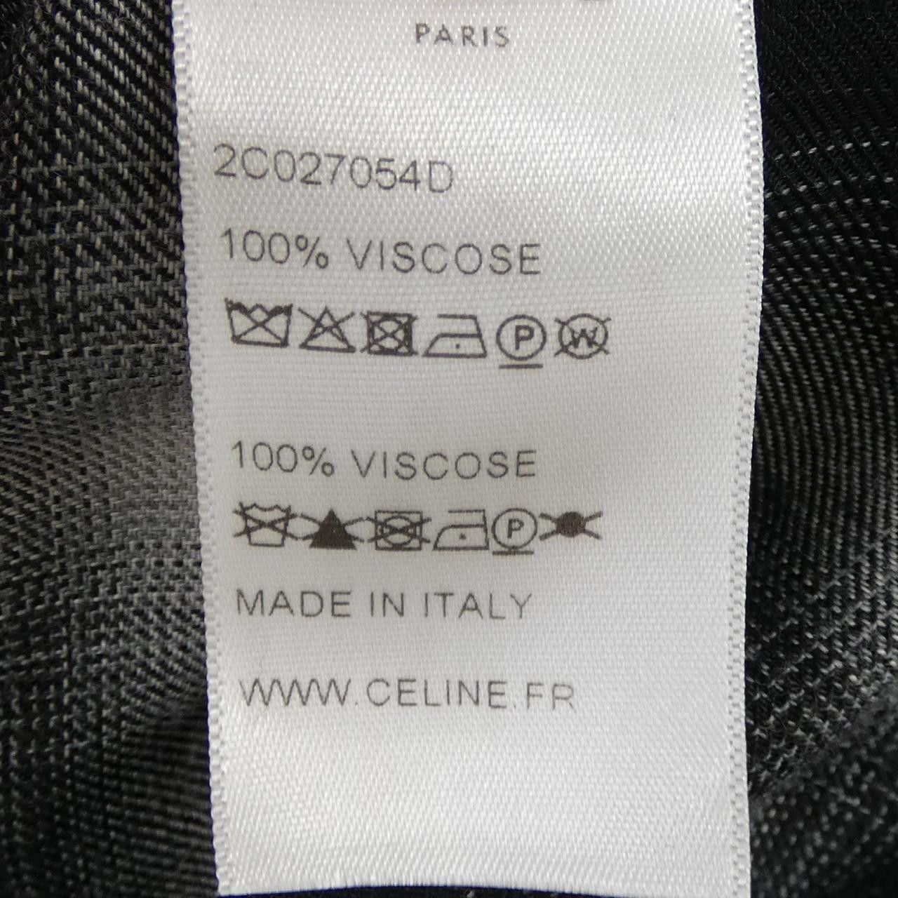 Celine Celine Celine Cotton Shirt Textile Dress Shirt 2C027054D DUTY FREE for USA Size ONE SIZE - 3 Thumbnail