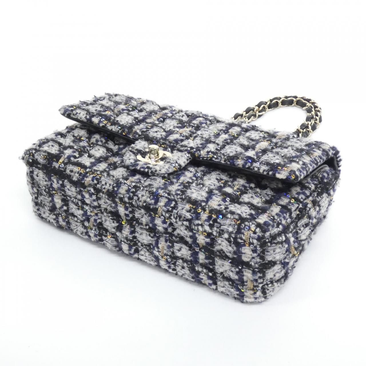 Chanel Chanel Chanel Tweed Shoulder Bag Textile Shoulder Bag 1112 DUTY FREE for USA Size ONE SIZE - 3 Thumbnail