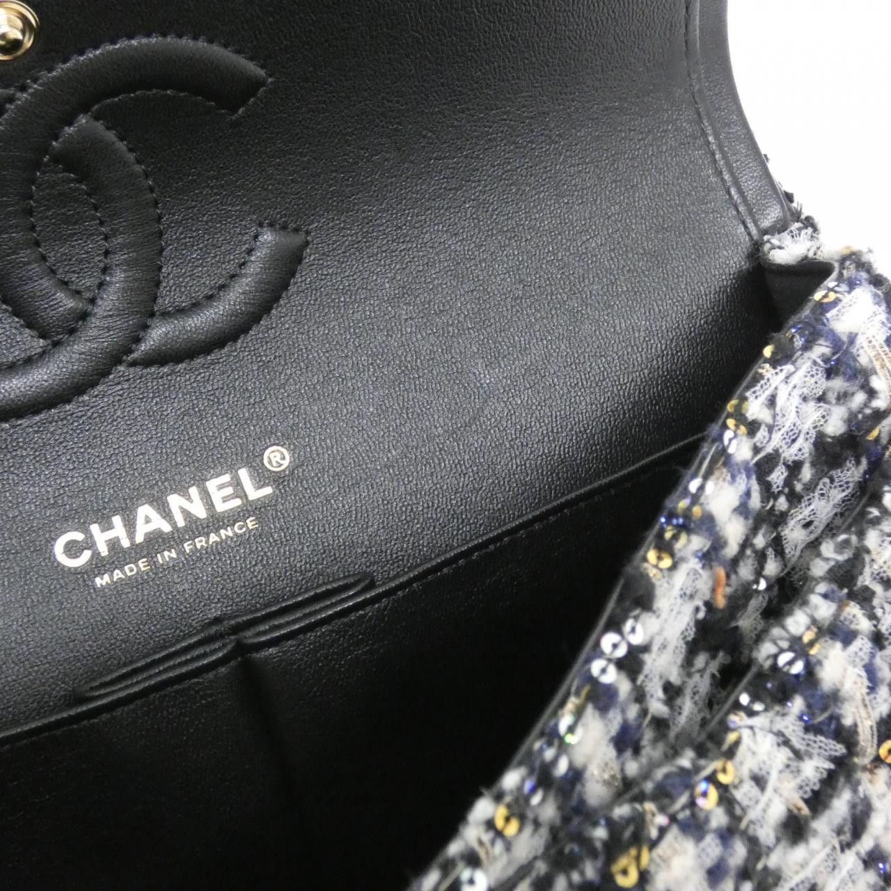 Chanel Chanel Chanel Tweed Shoulder Bag Textile Shoulder Bag 1112 DUTY FREE for USA Size ONE SIZE - 8 Thumbnail