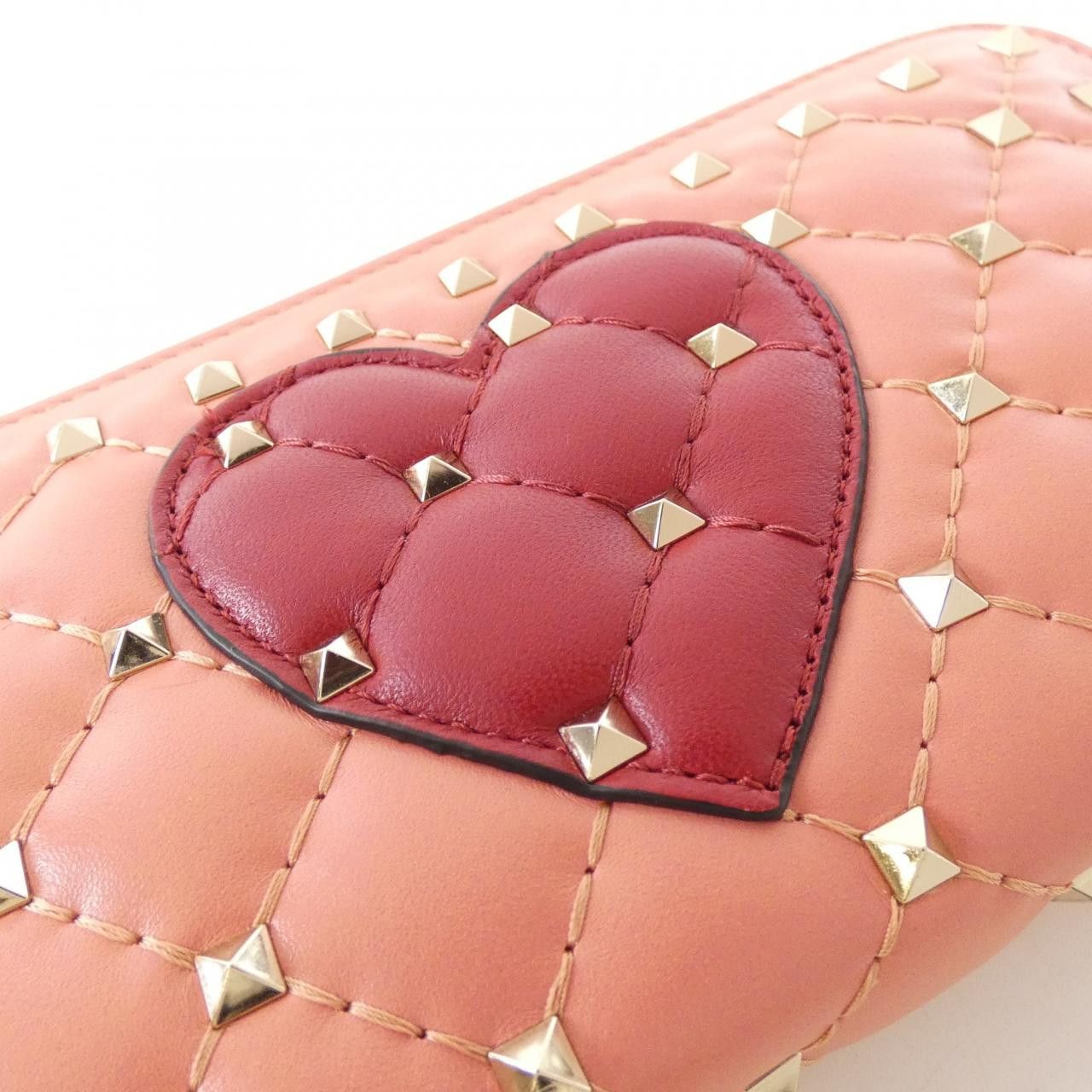 Valentino Valentino Valentino Garavani Leather Long Wallet Leather Long Wallet PW0P0P00QVX DUTY FREE for USA Size ONE SIZE - 4 Thumbnail