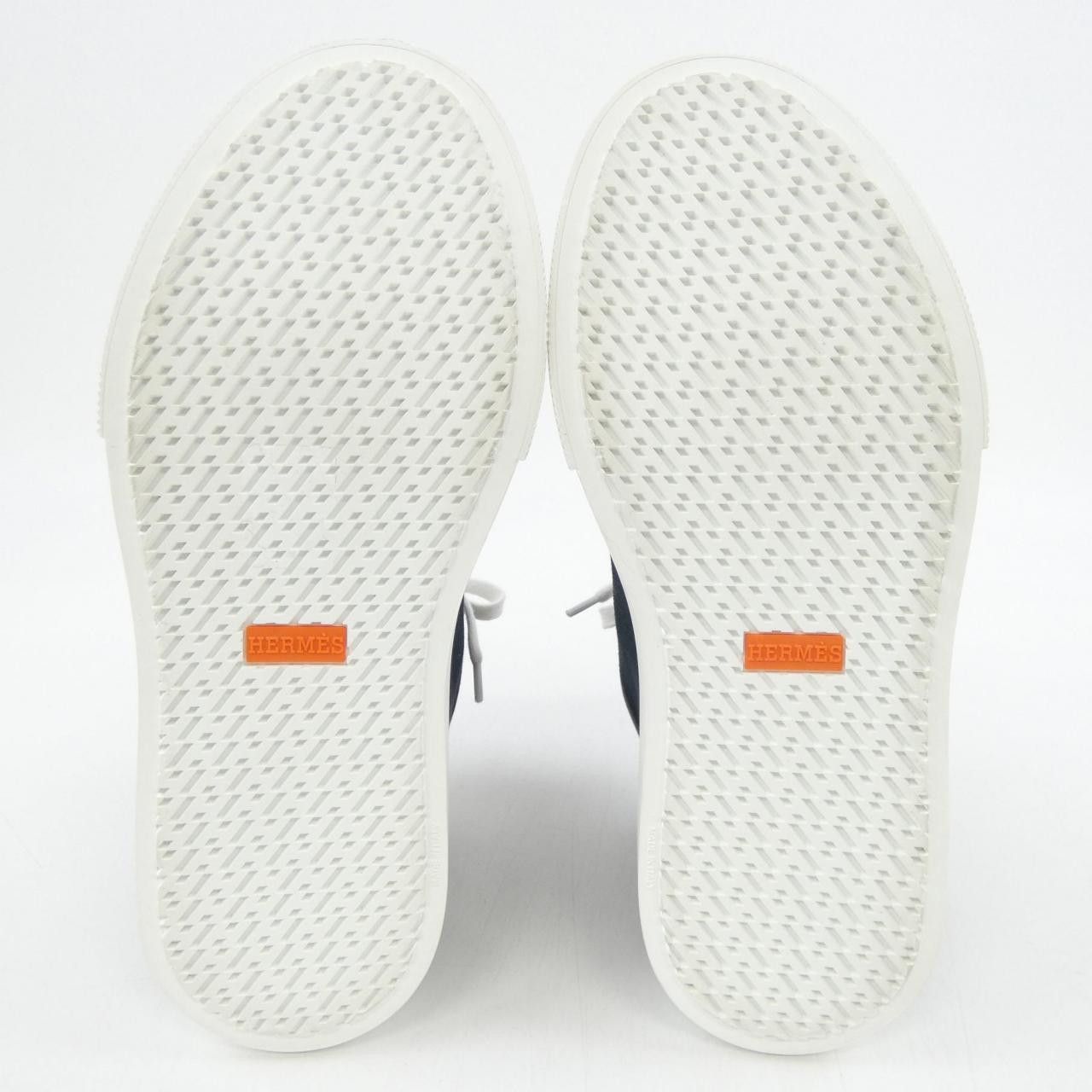 Hermes Hermes Hermes Illico Canvas Calf Sneaker Leather Shoes DUTY FREE for USA Size ONE SIZE - 4 Thumbnail