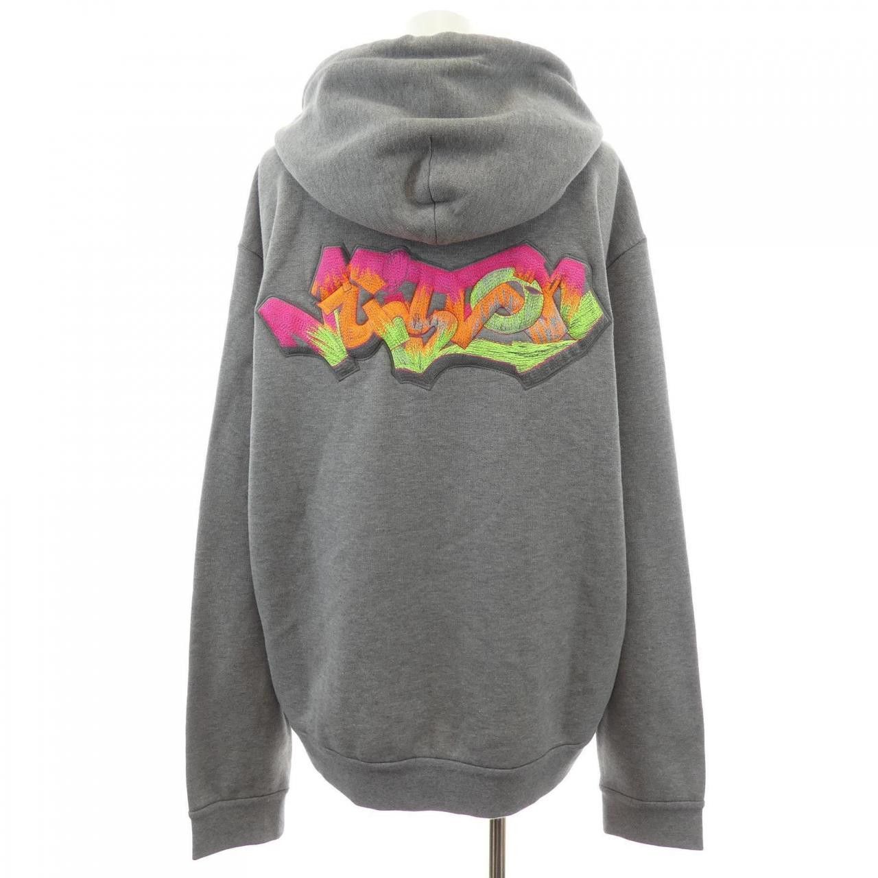 Louis Vuitton Louis Vuitton Louis Vuitton 3D LV Graffiti Embroidered Hoodie Textile Sweatshirts & Hoodies HNY24WUYR DUTY FREE for USA Size ONE SIZE - 2 Thumbnail