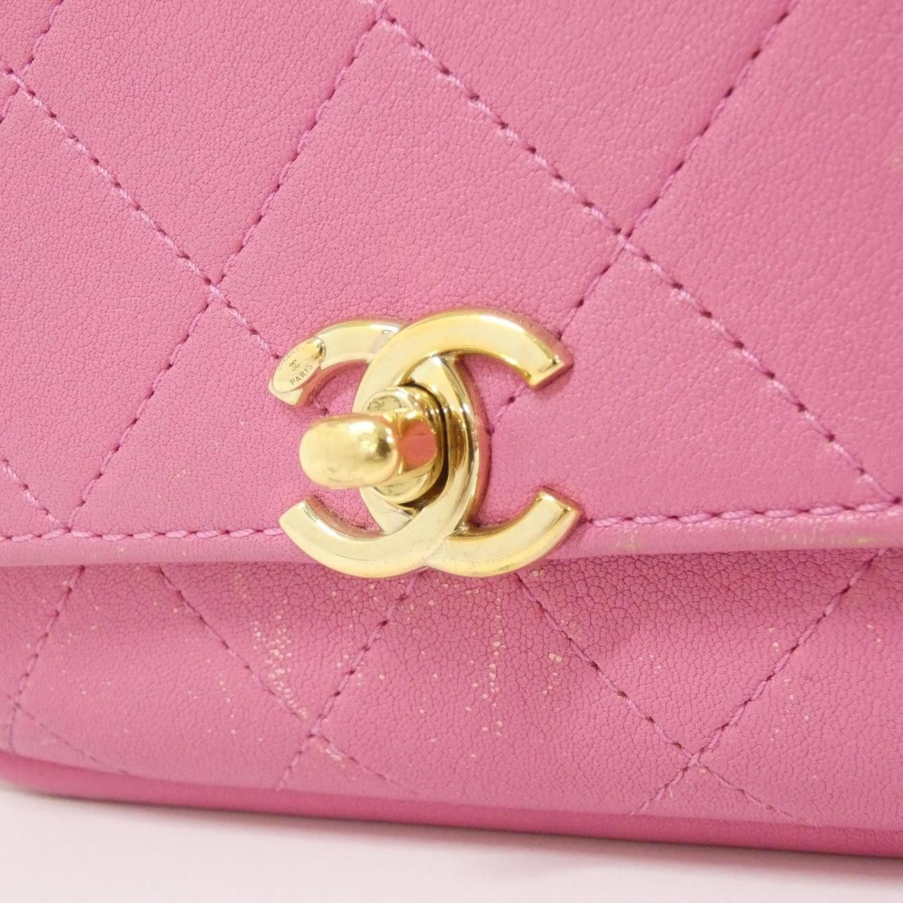 Chanel Chanel Chanel Lambskin Shoulder Bag Leather Shoulder Bag AS0138 DUTY FREE for USA Size ONE SIZE - 4 Thumbnail