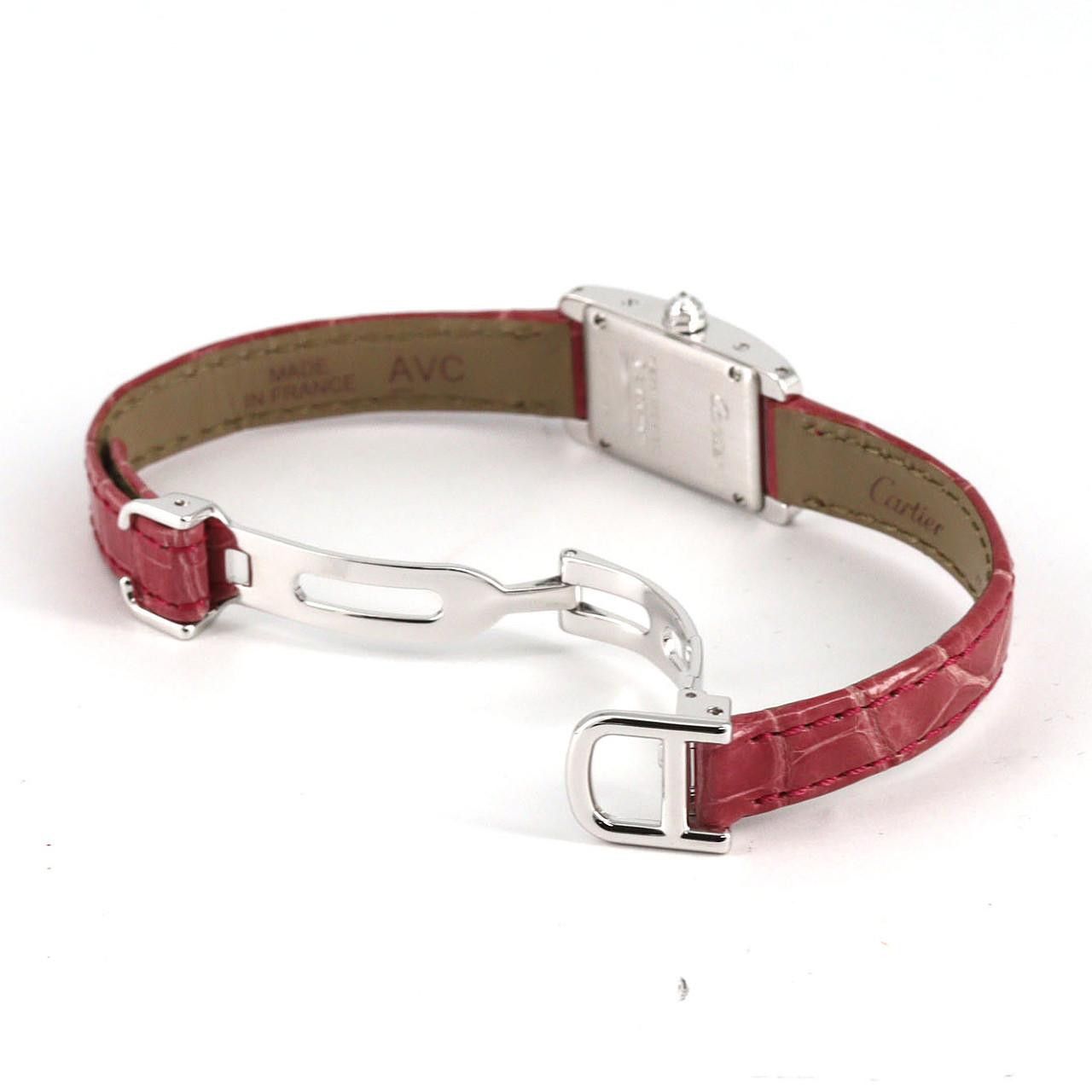 Cartier Cartier Cartier Mini Tank American White Gold Quartz Precious Metal Quartz WB710015 DUTY FREE for USA Size ONE SIZE - 8 Thumbnail