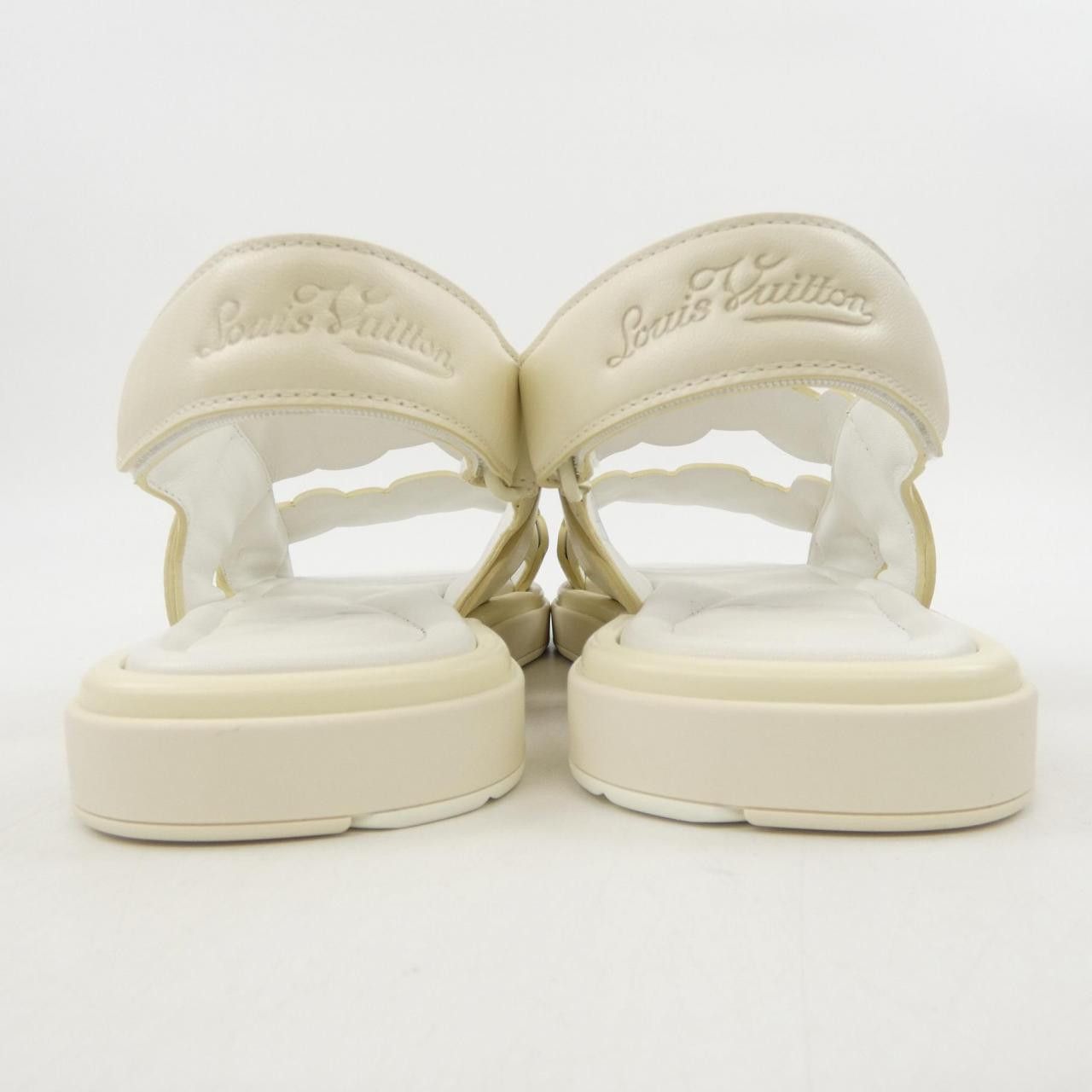 Louis Vuitton Louis Vuitton Louis Vuitton Sandals Leather Shoes DUTY FREE for USA Size ONE SIZE - 5 Thumbnail