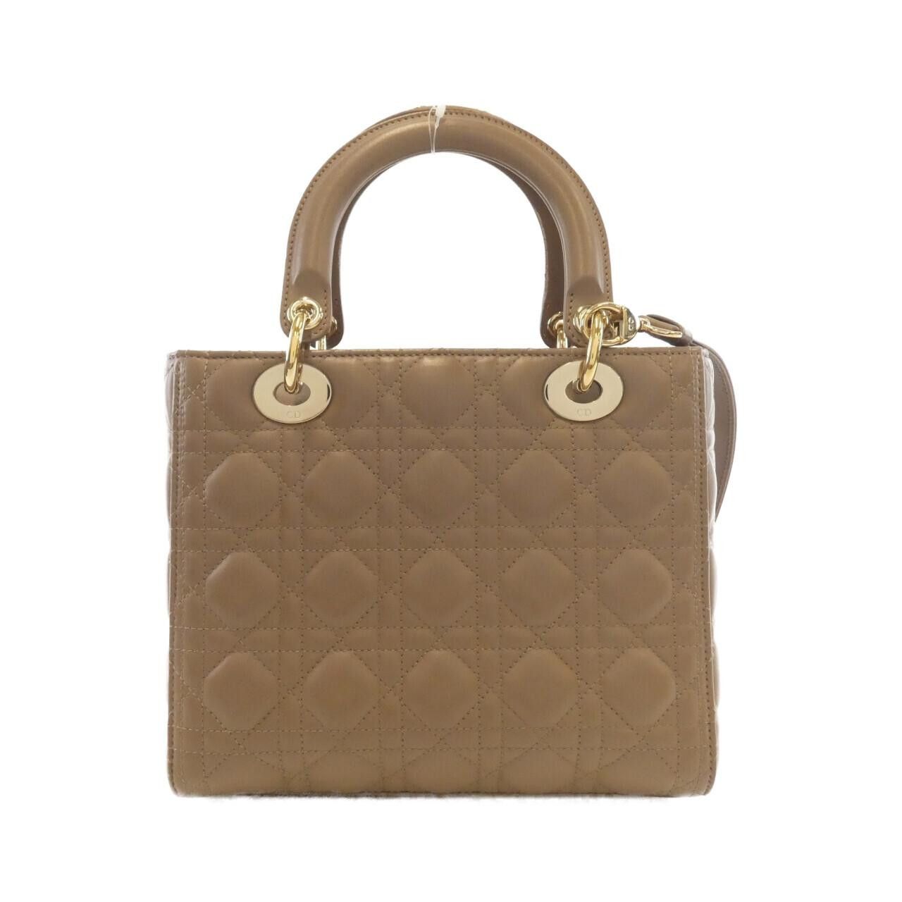 Dior Dior Christian Dior Lady Dior Lambskin Handbag Leather Handbag M0565OCEA DUTY FREE for USA Size ONE SIZE - 2 Thumbnail