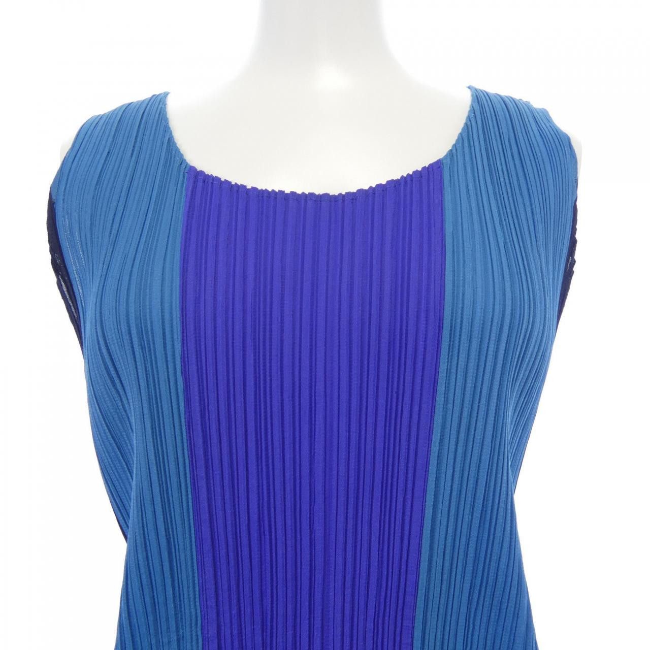 Issey Miyake Issey Miyake PLEATS PLEASE Vintage Pleated Top Textile Tops PP83-JK928 DUTY FREE for USA Size ONE SIZE - 5 Thumbnail