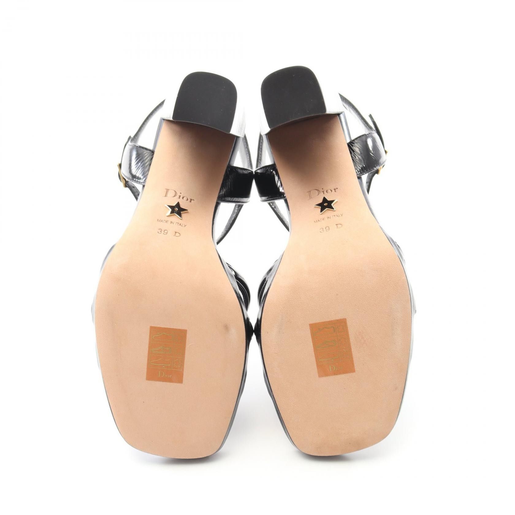 Dior Dior Dior Dior Call Leather Sandals Leather Shoes DUTY FREE for USA Size ONE SIZE - 4 Thumbnail