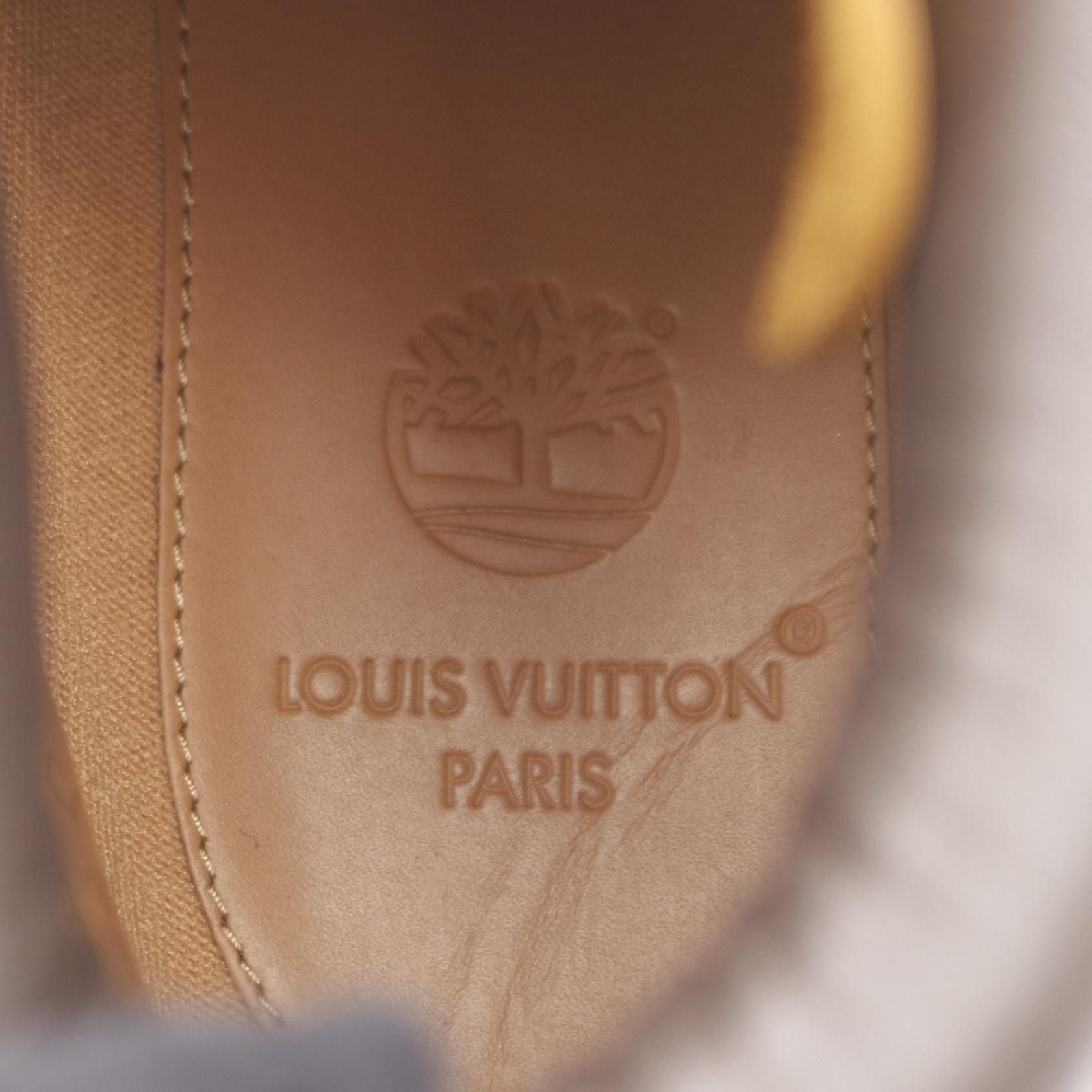 Louis Vuitton Louis Vuitton Louis Vuitton LV × Timberland 6-IN Leather Boots Leather Shoes DUTY FREE for USA Size ONE SIZE - 5 Thumbnail