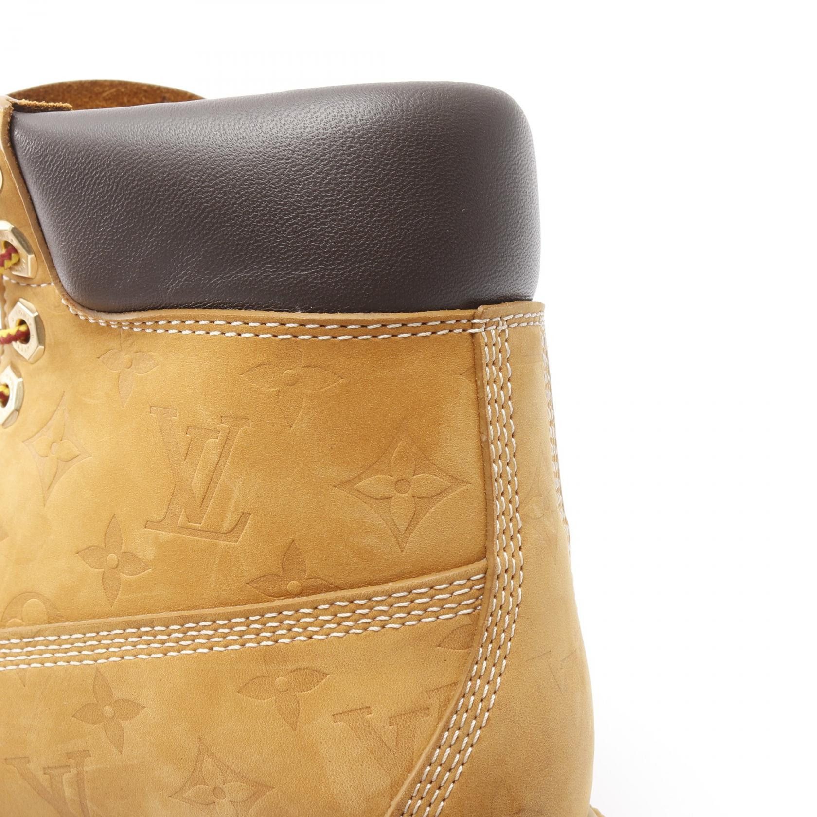 Louis Vuitton Louis Vuitton Louis Vuitton LV × Timberland 6-IN Leather Boots Leather Shoes DUTY FREE for USA Size ONE SIZE - 9 Thumbnail