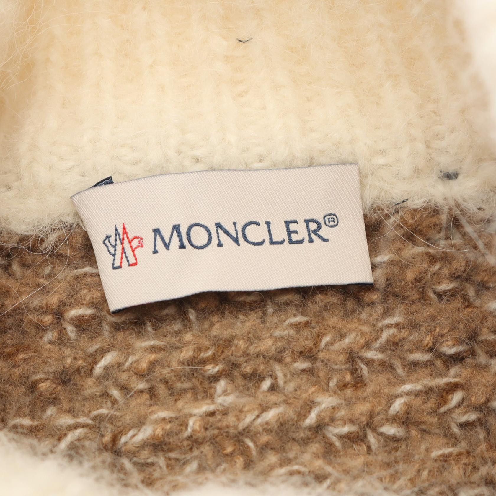 Moncler Moncler MONCLER MONCLER GENIUS 1952 LUPETTO Wool Cashmere Cardigan Textile Tops DUTY FREE for USA Size ONE SIZE - 3 Thumbnail