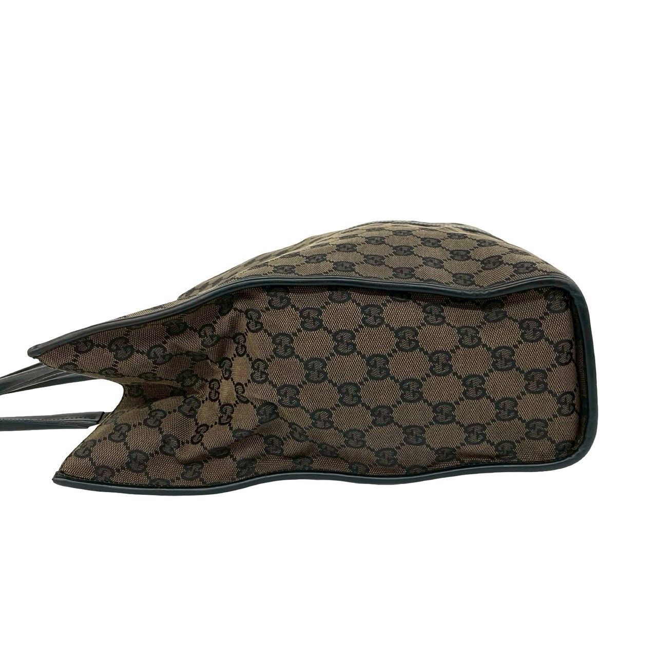 Gucci Gucci Gucci GG Canvas Leather Handbag Leather Handbag DUTY FREE for USA Size ONE SIZE - 6 Thumbnail