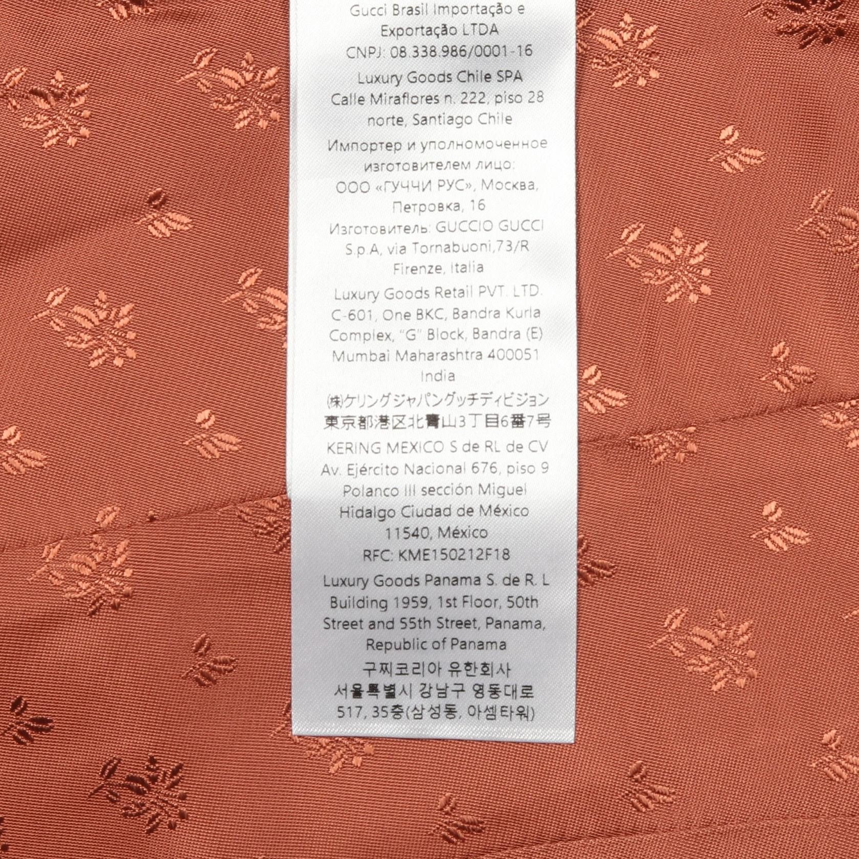 Gucci Gucci GUCCI Polyester Rayon Cotton Jacket Textile Outerwear 702792 DUTY FREE for USA Size ONE SIZE - 4 Thumbnail