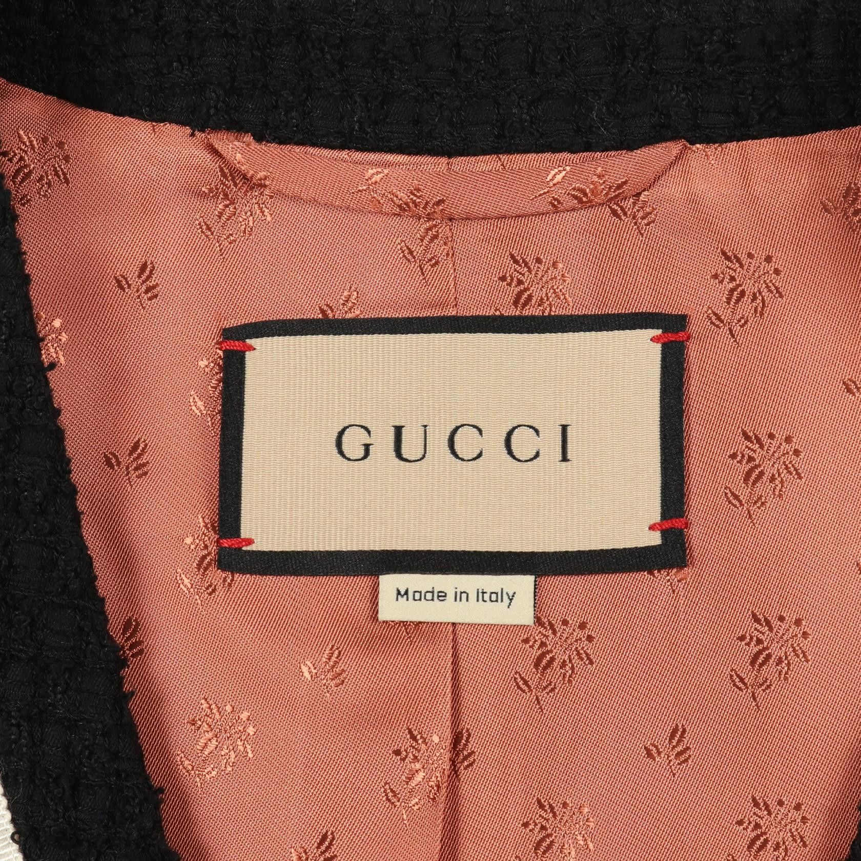 Gucci Gucci GUCCI Polyester Rayon Cotton Jacket Textile Outerwear 702792 DUTY FREE for USA Size ONE SIZE - 3 Thumbnail